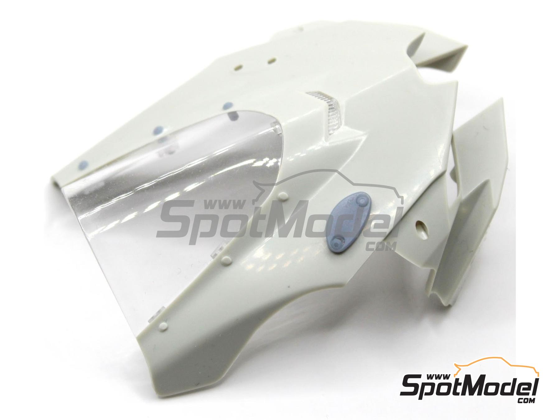 Image 2: Kawasaki Ninja ZX-10R / ZX-10RR - racing parts | Detail up set in 1/9 scale manufactured by Falcon Scale Models (ref.&nbsp;FSM-P009)