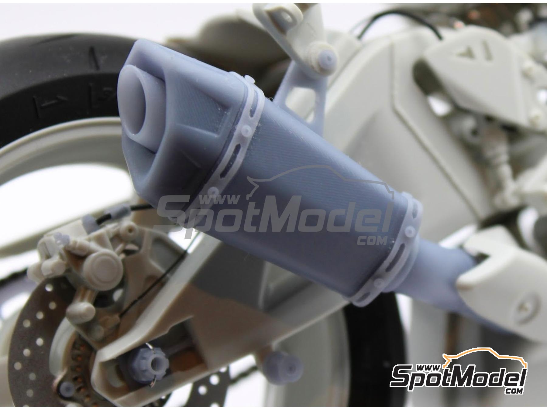Image 6: Kawasaki Ninja ZX-10R / ZX-10RR - racing parts | Detail up set in 1/9 scale manufactured by Falcon Scale Models (ref.&nbsp;FSM-P009)