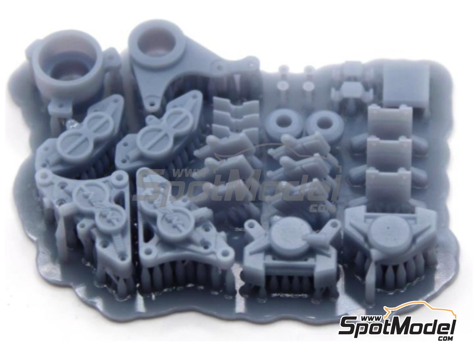 Image 1: Yamaha FZR750R OW01 | Brakes in 1/12 scale manufactured by Falcon Scale Models (ref.&nbsp;FSM-P012)