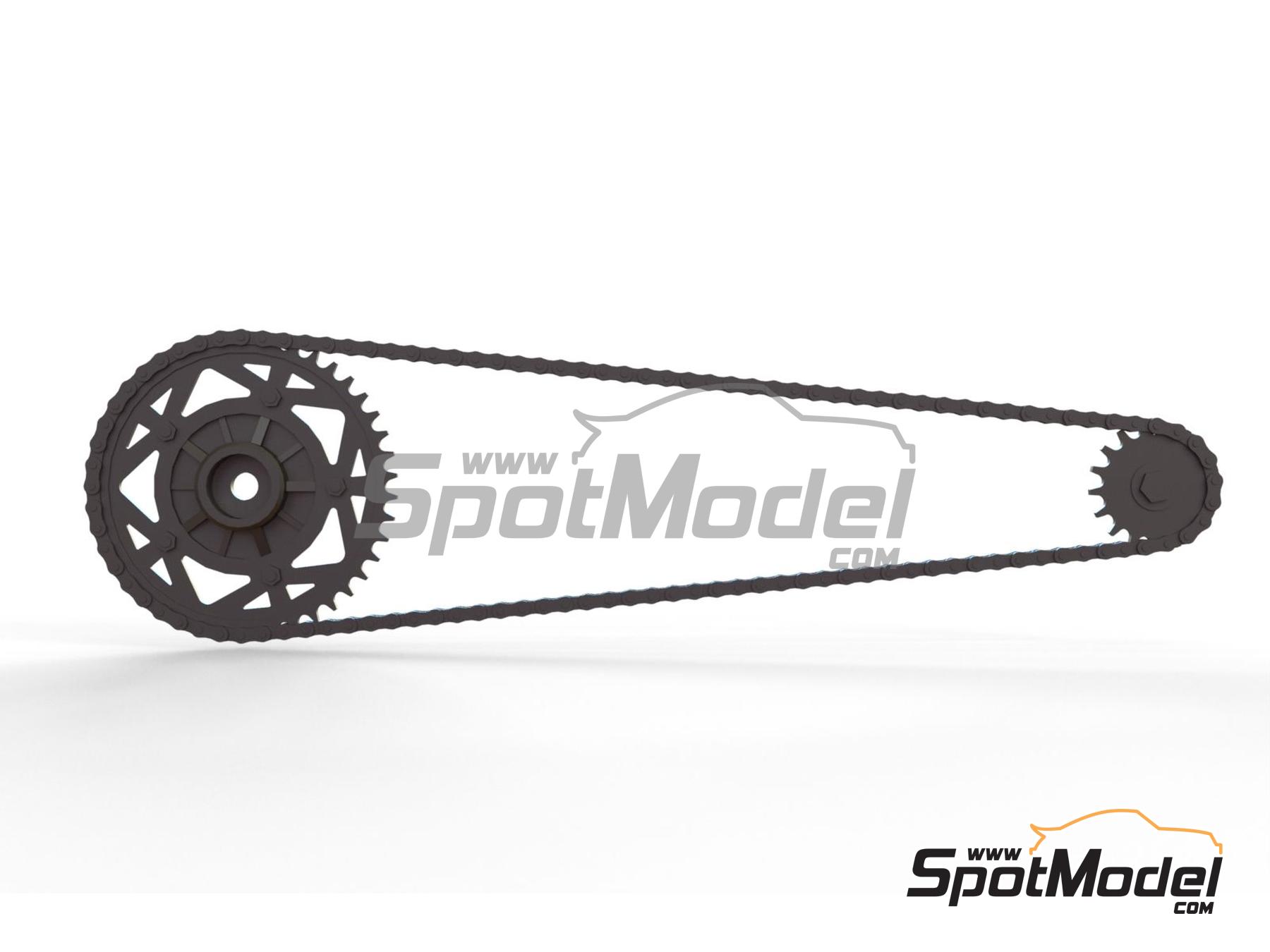 Image 1: Yamaha YZF-R1M | Cadena en escala&nbsp;1/12 fabricado por Falcon Scale Models (ref.&nbsp;FSM08, tambien FSM008)