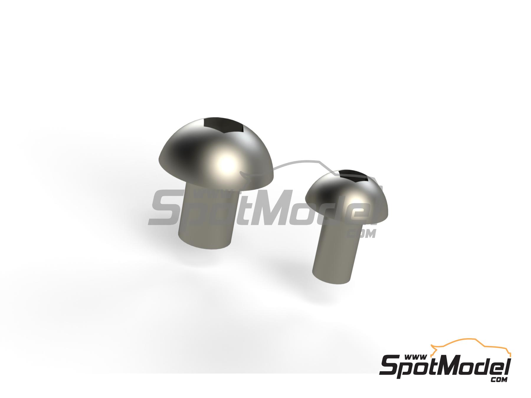 Falcon Scale Models FSM009: Rivets 1/12 scale - Cowling screws - 49 ...