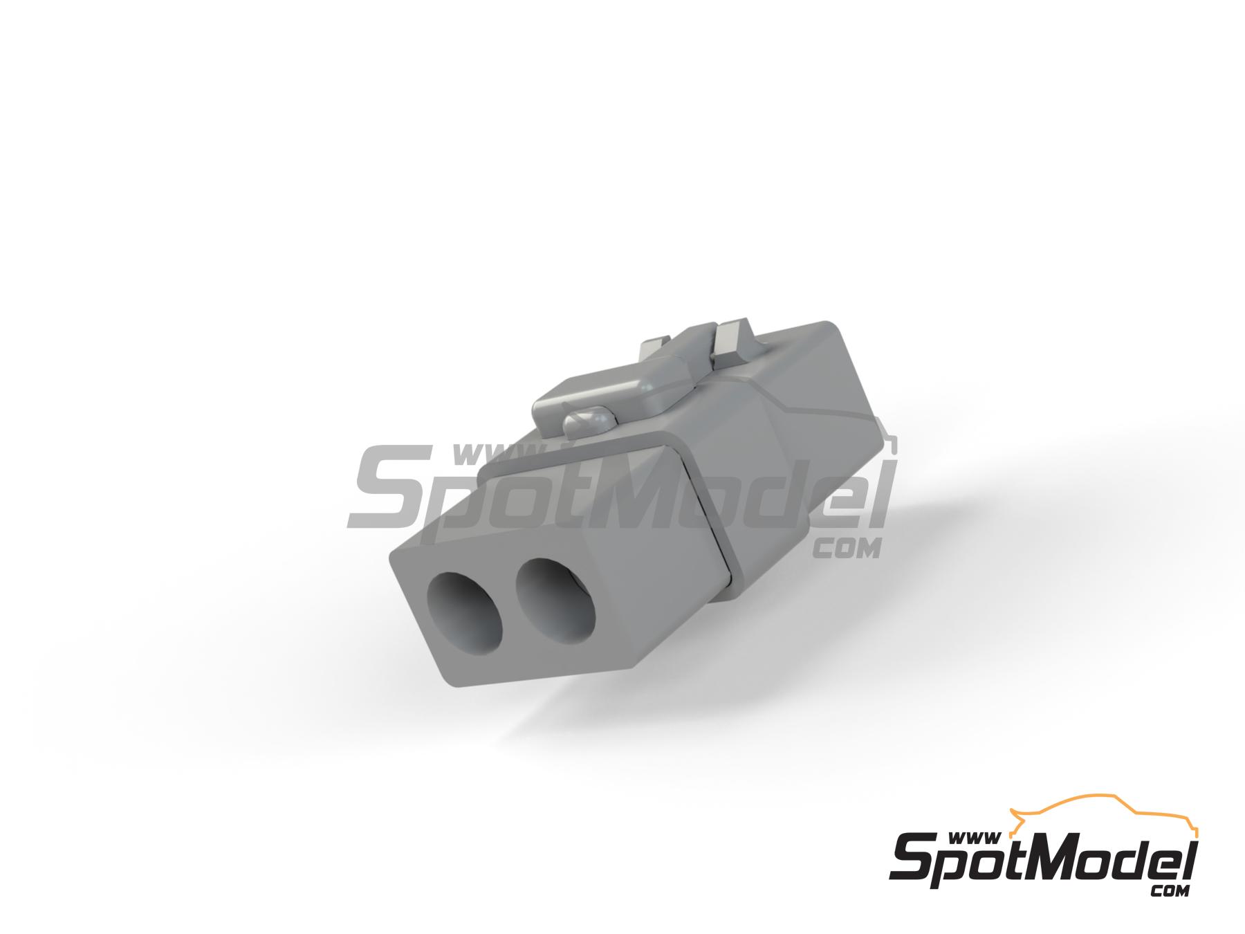 Image 1: Conectores eléctricos | Detalle en escala 1/12 fabricado por Falcon Scale Models (ref. FSM10, tambien FSM010)