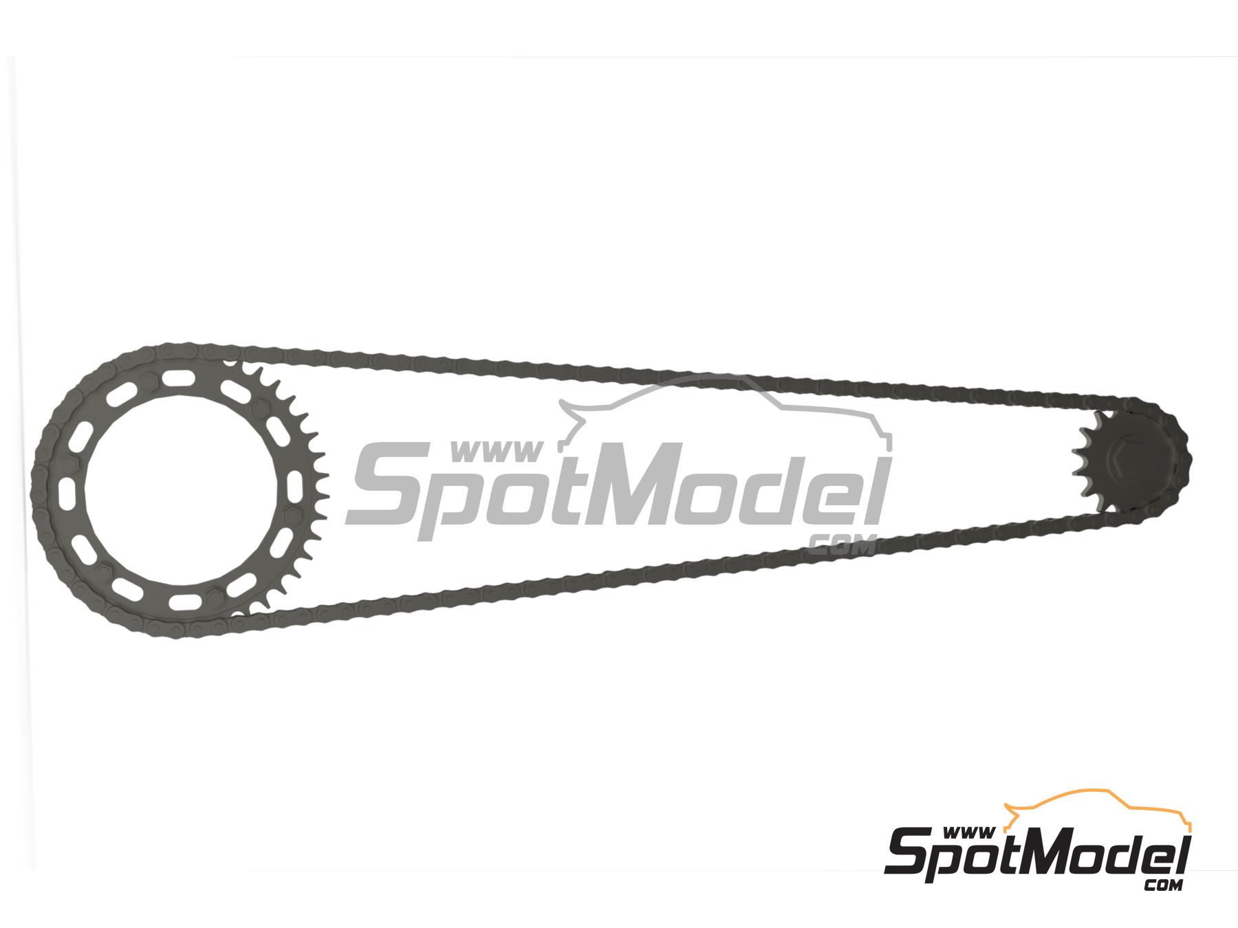 Image 1: Honda CBR1000RR-R Fireblade SP | Cadena en escala&nbsp;1/12 fabricado por Falcon Scale Models (ref.&nbsp;FSM11, tambien FSM011)