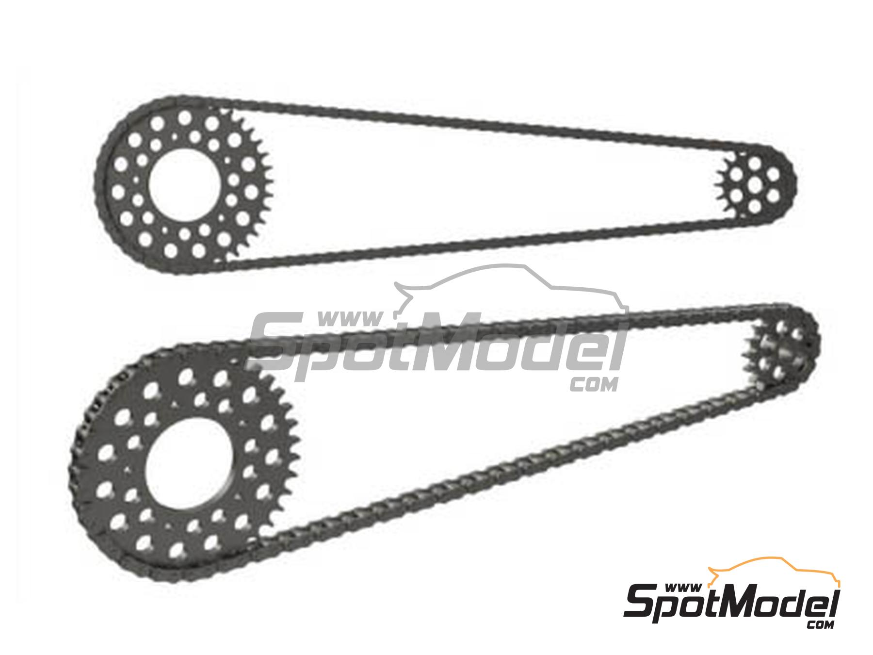Image 1: Honda NSR500 -  1984 | Cadena en escala&nbsp;1/12 fabricado por Falcon Scale Models (ref.&nbsp;FSM13, tambien FSM013)