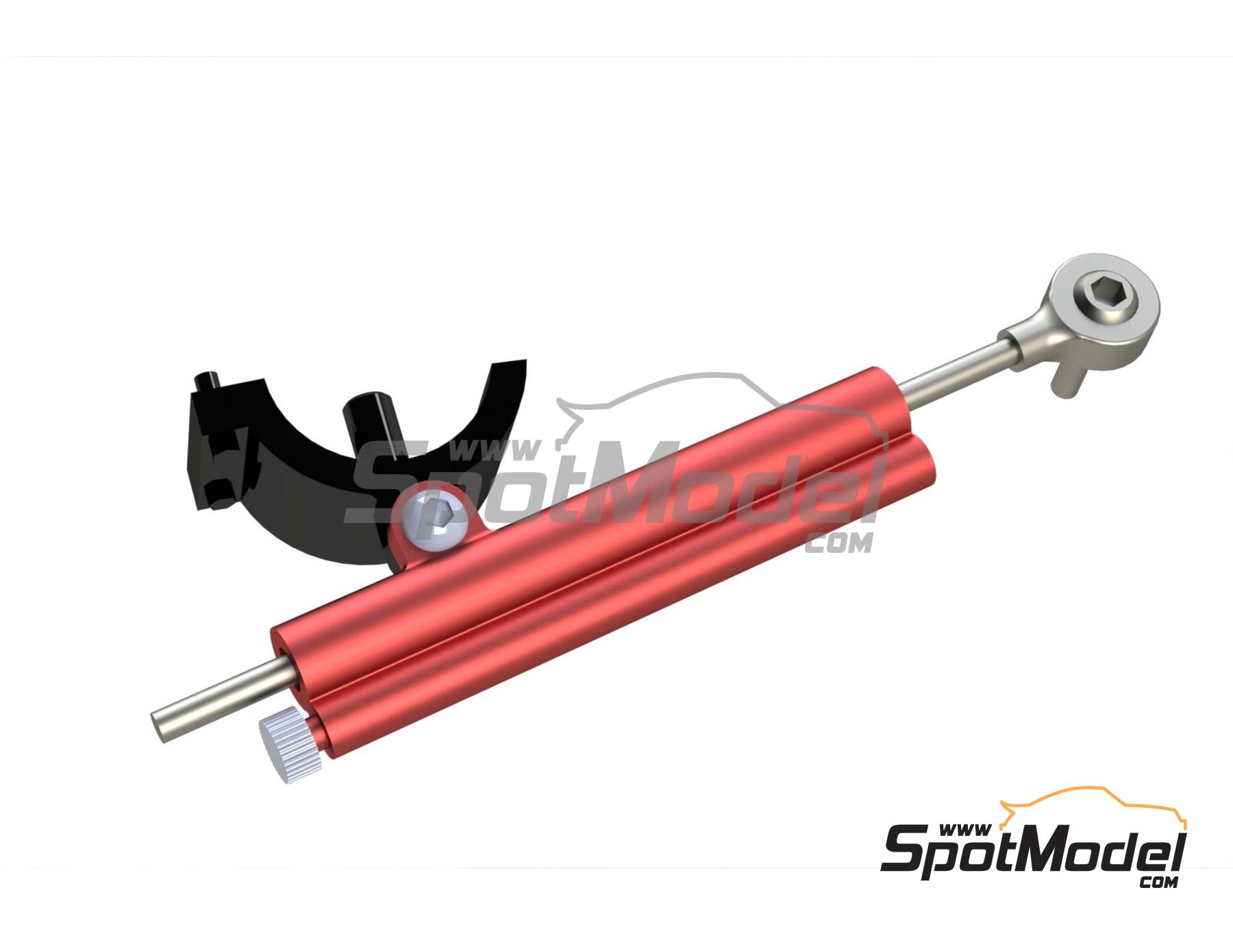 Image 1: Amortiguador de direcci&oacute;n para Yamaha YZR M1 -  2004 | Detalle en escala&nbsp;1/12 fabricado por Falcon Scale Models (ref.&nbsp;FSM16, tambien FSM016)
