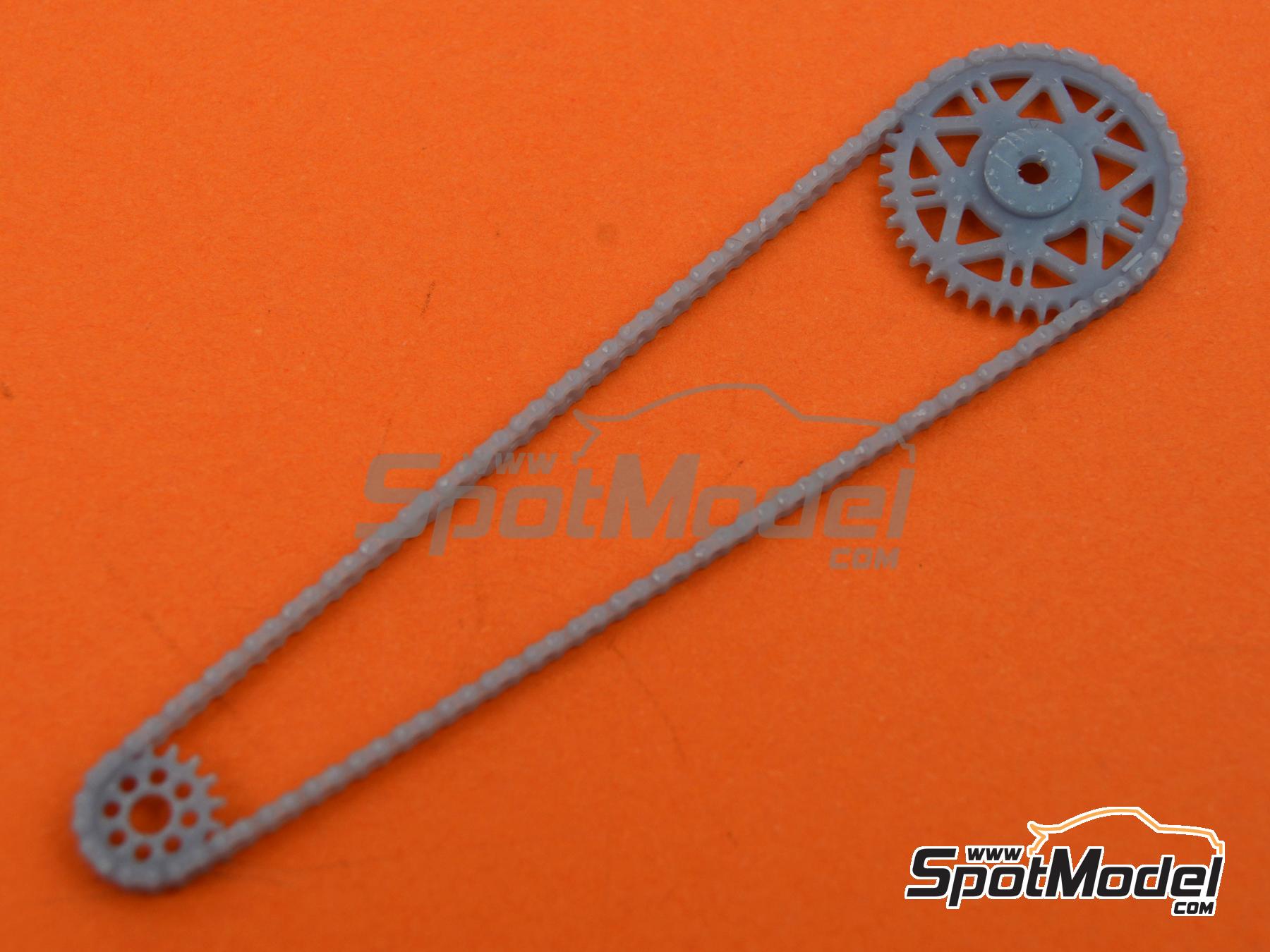 Image 6: Kawasaki Ninja ZX-RR | Chain set in 1/12 scale manufactured by Falcon Scale Models (ref.&nbsp;FSM24, also FSM024)