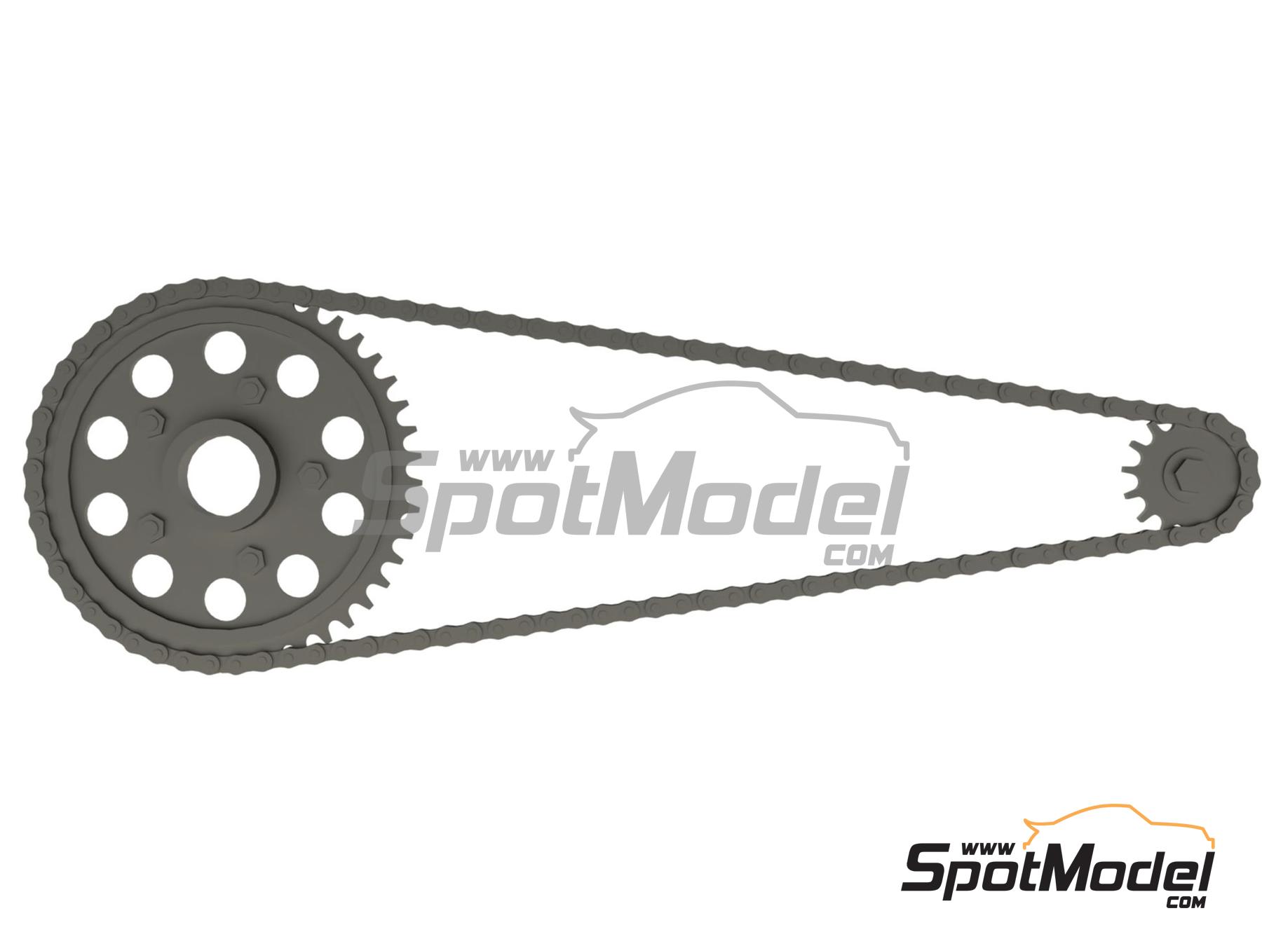 Image 1: Honda CB 750F | Cadena en escala&nbsp;1/12 fabricado por Falcon Scale Models (ref.&nbsp;FSM29, tambien FSM029)