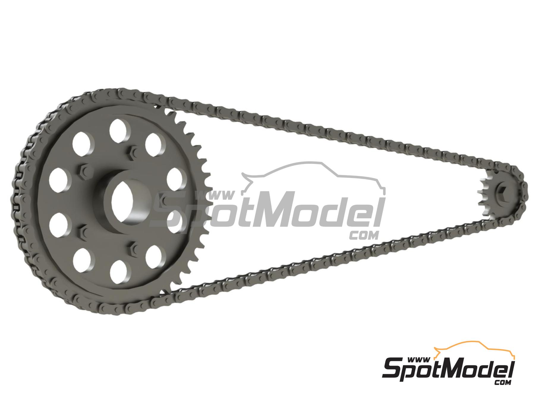 Image 2: Honda CB 750F | Cadena en escala&nbsp;1/12 fabricado por Falcon Scale Models (ref.&nbsp;FSM29, tambien FSM029)