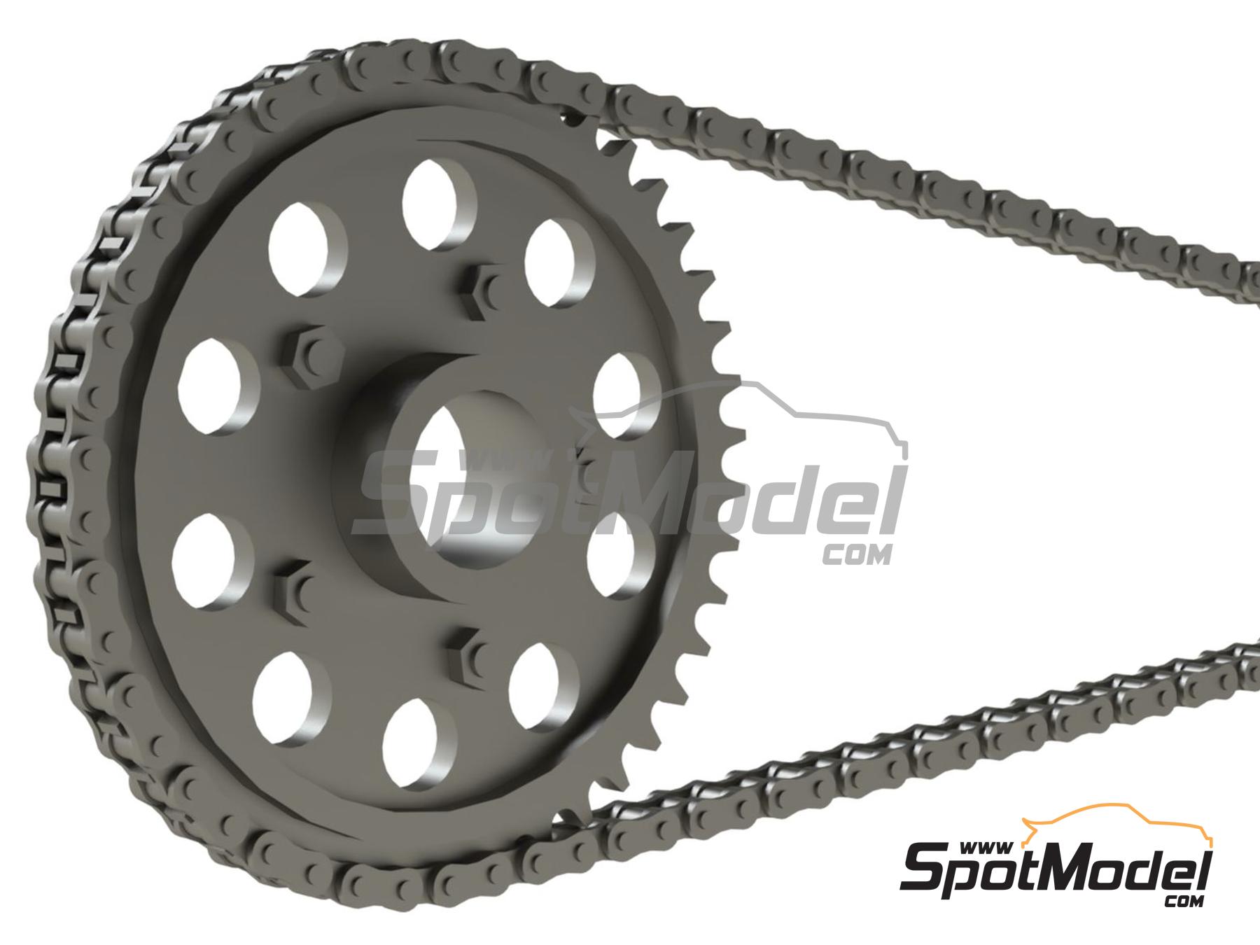 Image 3: Honda CB 750F | Cadena en escala&nbsp;1/12 fabricado por Falcon Scale Models (ref.&nbsp;FSM29, tambien FSM029)