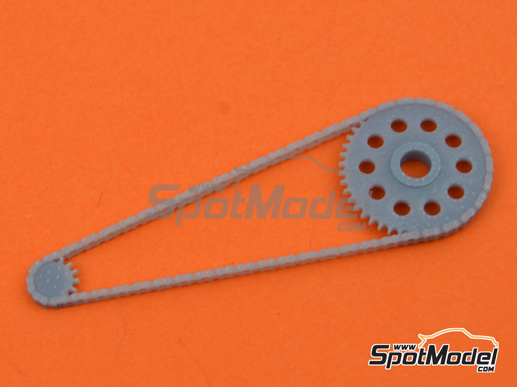 Image 6: Honda CB 750F | Cadena en escala&nbsp;1/12 fabricado por Falcon Scale Models (ref.&nbsp;FSM29, tambien FSM029)