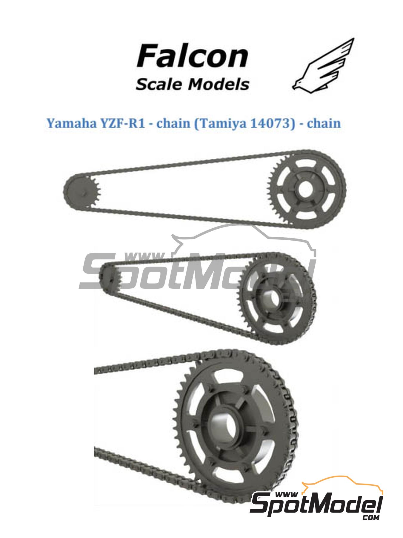 Falcon Scale Models FSM031: Chain set 1/12 scale - Yamaha YZF-R1 Exup ...