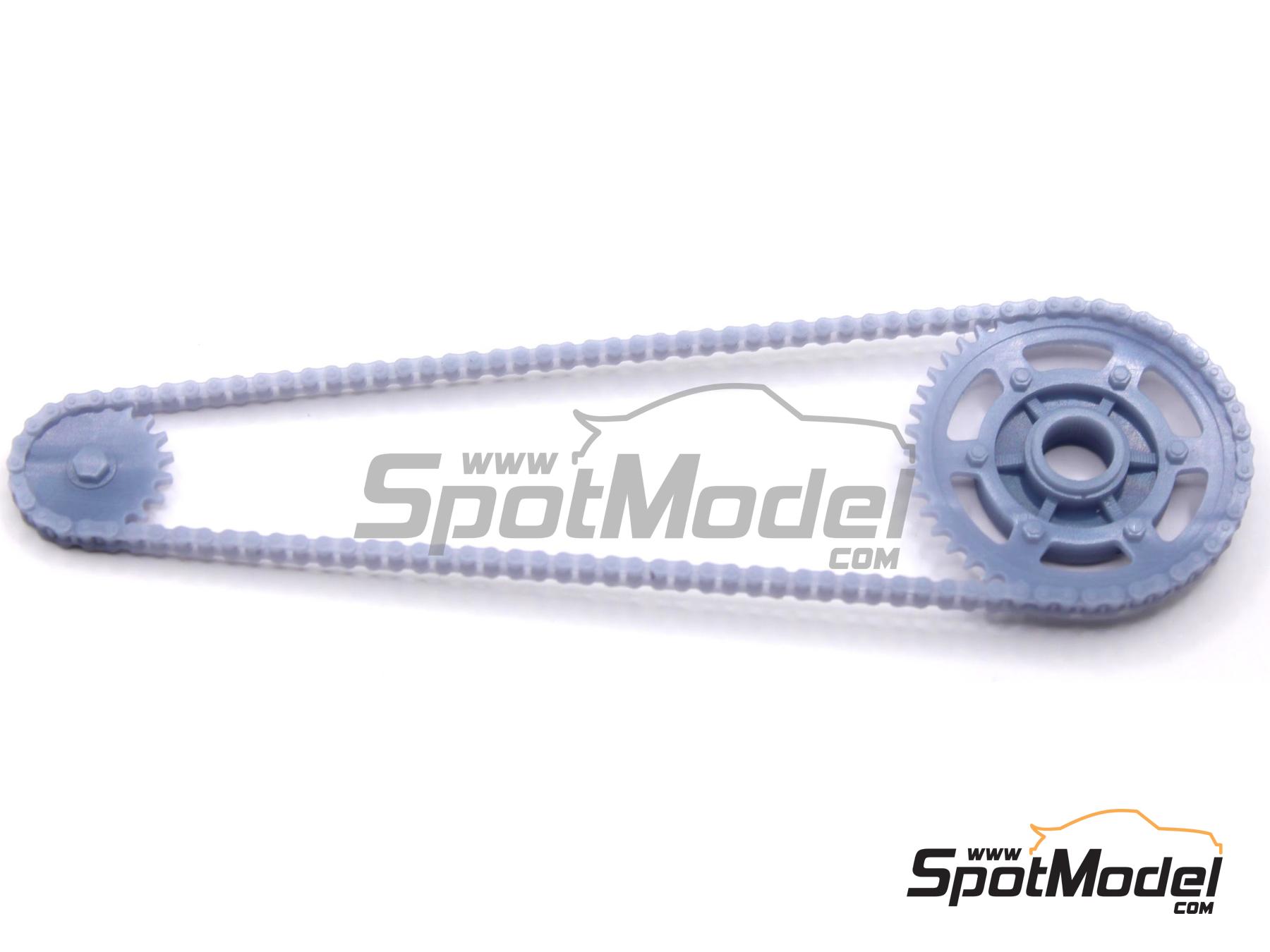 Image 4: Yamaha YZF-R1 Exup Deltabox II | Cadena en escala 1/12 fabricado por Falcon Scale Models (ref. FSM31, tambien FSM031)