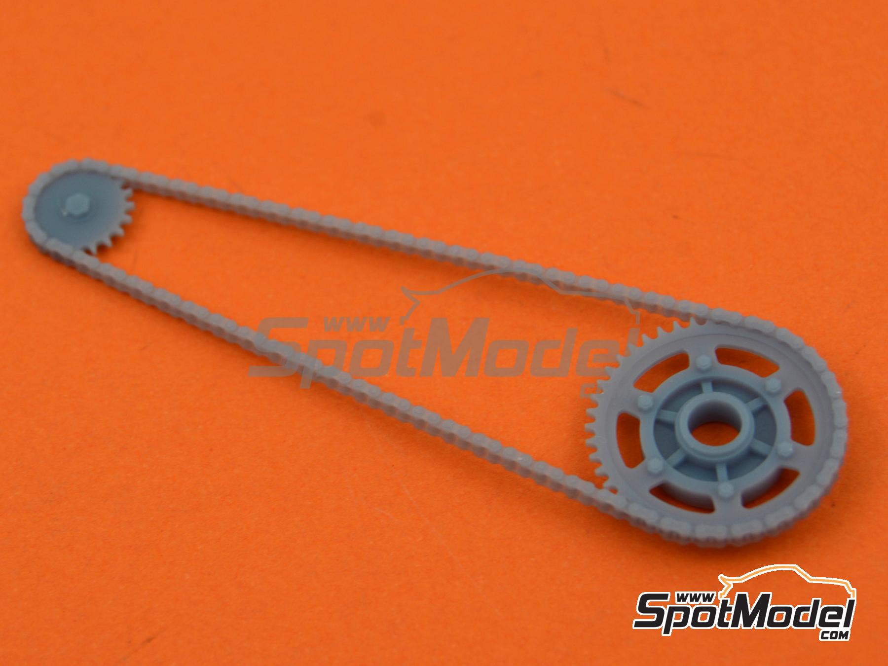 Image 6: Yamaha YZF-R1 Exup Deltabox II | Cadena en escala 1/12 fabricado por Falcon Scale Models (ref. FSM31, tambien FSM031)