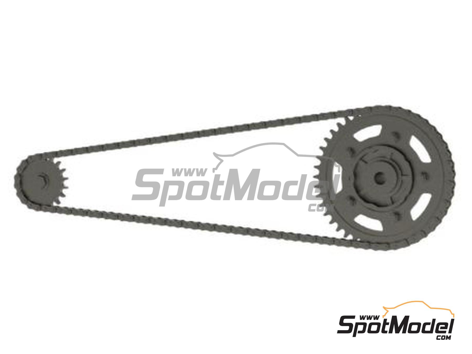 Image 1: Honda CBR 1000 XX | Chain set in 1/12 scale manufactured by Falcon Scale Models (ref.&nbsp;FSM33, also FSM033)