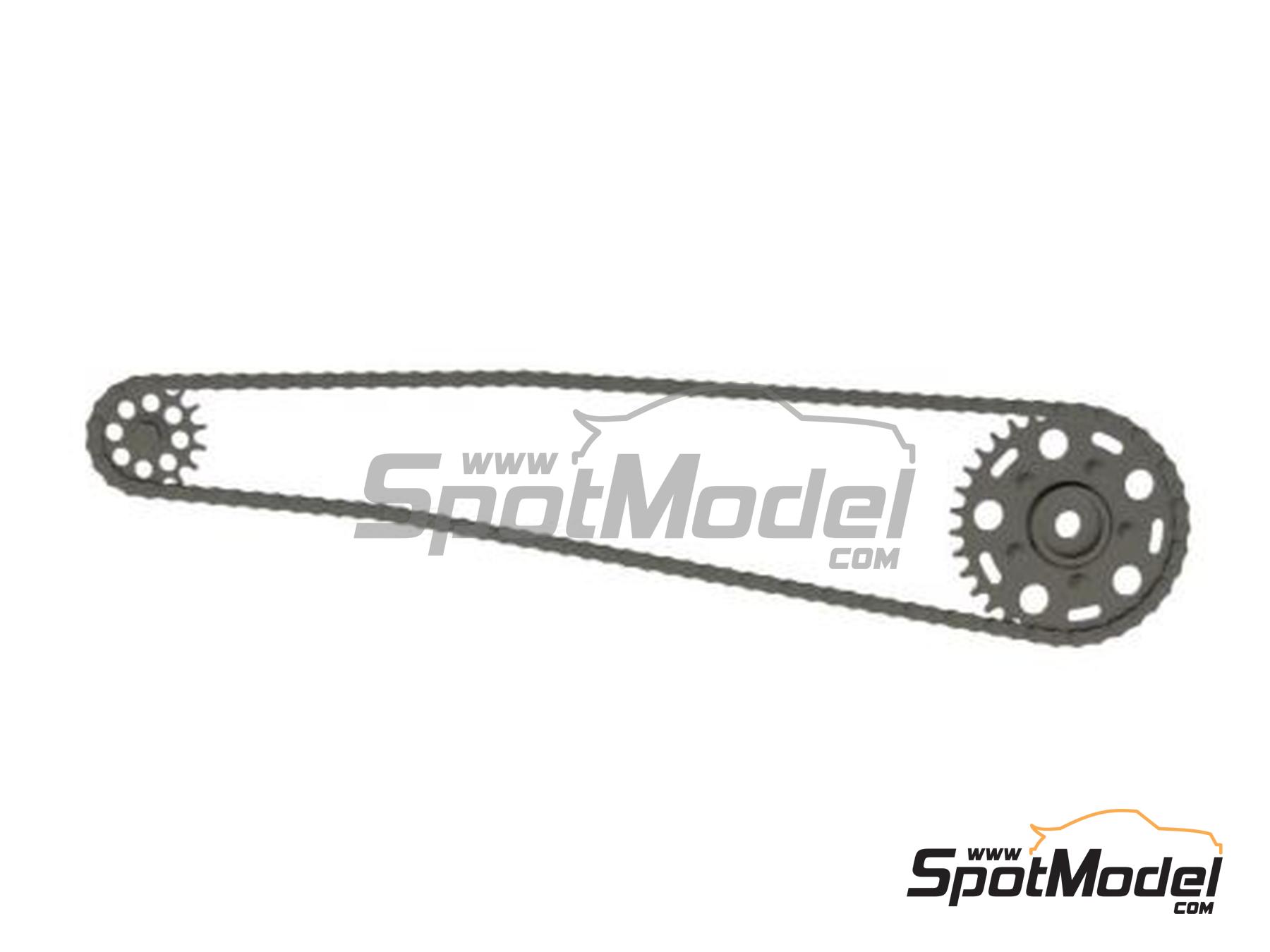 Image 1: Suzuki RGV 500 XR89 | Cadena en escala&nbsp;1/12 fabricado por Falcon Scale Models (ref.&nbsp;FSM34, tambien FSM034)
