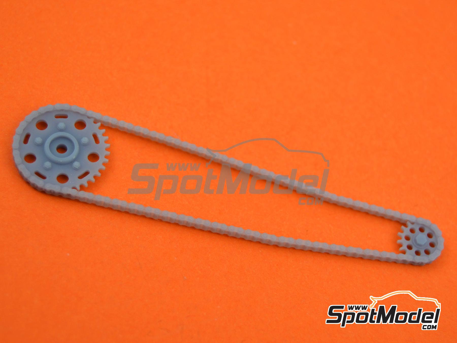 Image 6: Suzuki RGV 500 XR89 | Cadena en escala&nbsp;1/12 fabricado por Falcon Scale Models (ref.&nbsp;FSM34, tambien FSM034)