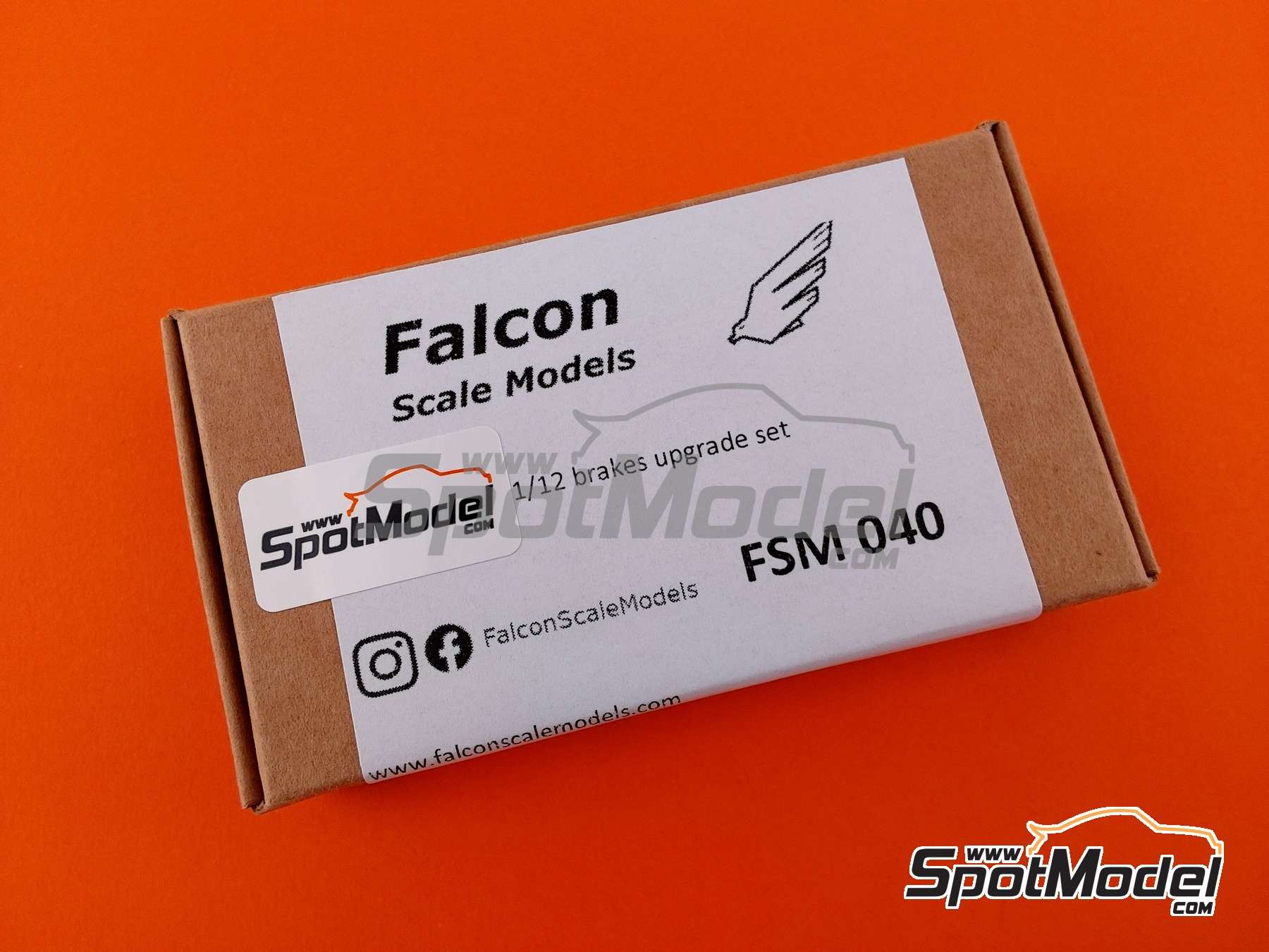 Image 3: Bike brakes upgrade set | Detail in 1/12 scale manufactured by Falcon Scale Models (ref. FSM40, also FSM040)