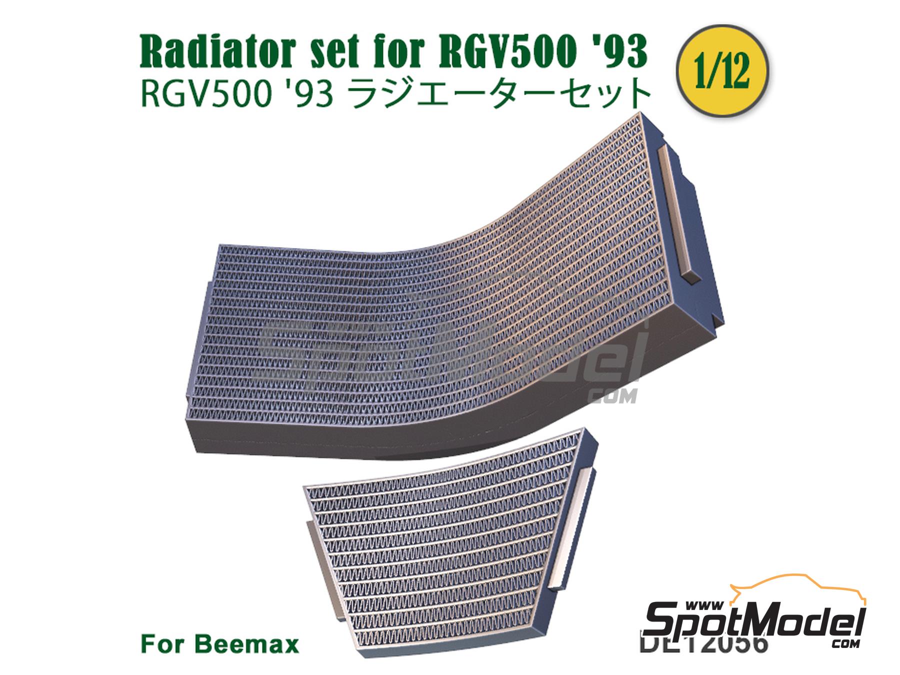 Image 1: Radiadores para Suzuki RGV500 1993 | Detalle en escala&nbsp;1/12 fabricado por Fat Frog Models (ref.&nbsp;DE12056, tambien 4897049120563)