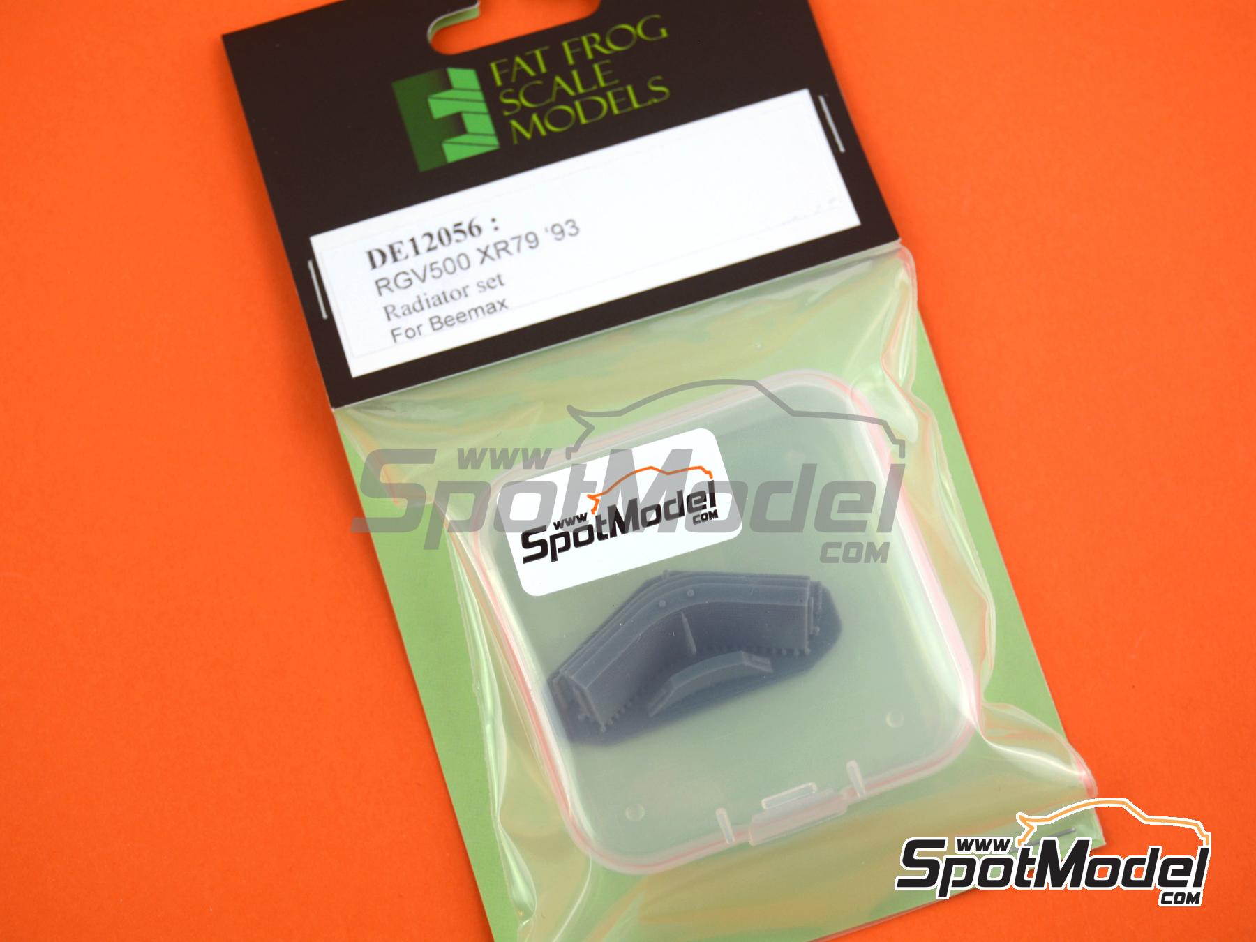 Image 3: Radiadores para Suzuki RGV500 1993 | Detalle en escala&nbsp;1/12 fabricado por Fat Frog Models (ref.&nbsp;DE12056, tambien 4897049120563)