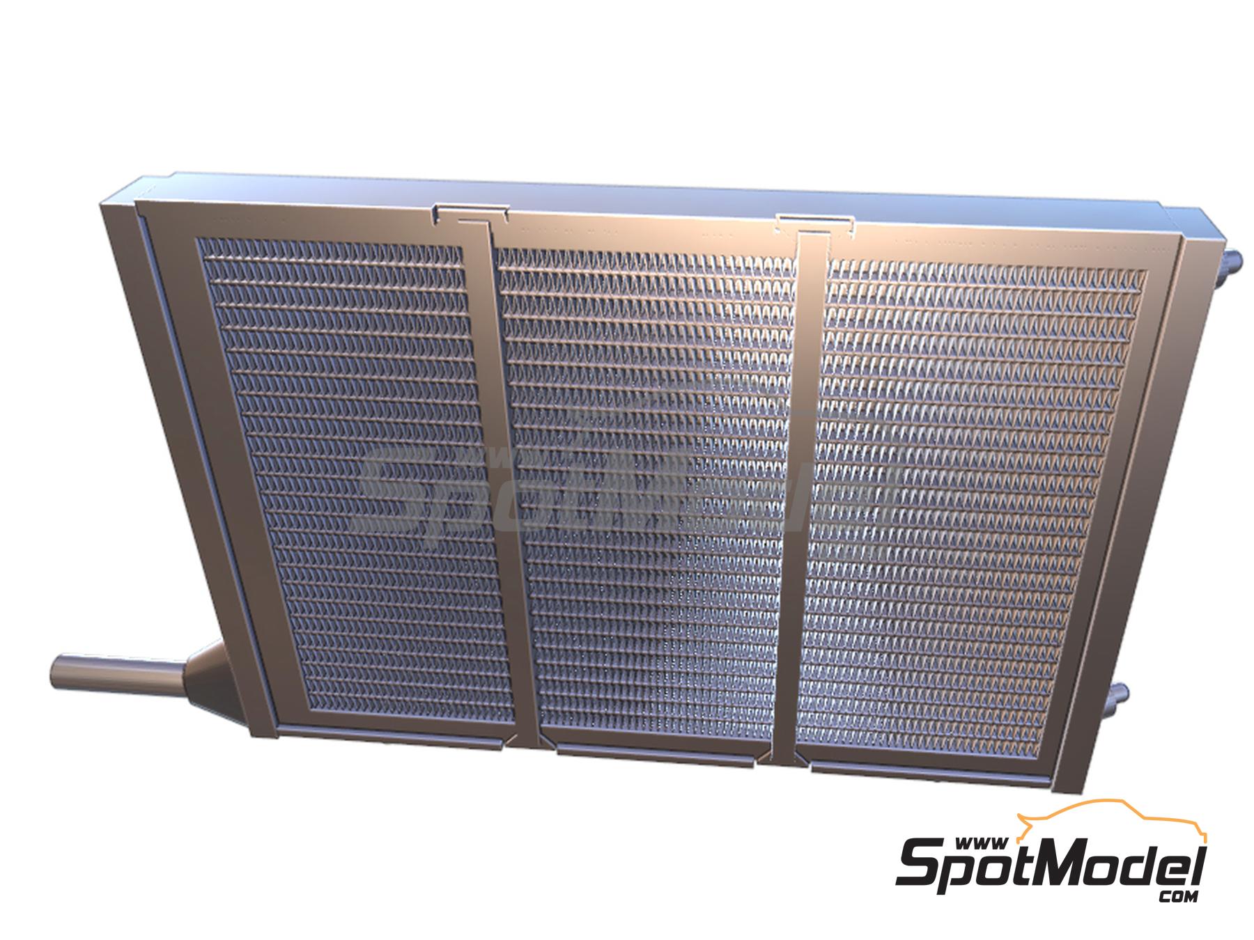 Image 2: Juego de radiadores para Lotus Honda 99T -  1987 | Detalle en escala&nbsp;1/12 fabricado por Fat Frog Models (ref.&nbsp;DE12057, tambien 4897049120570)