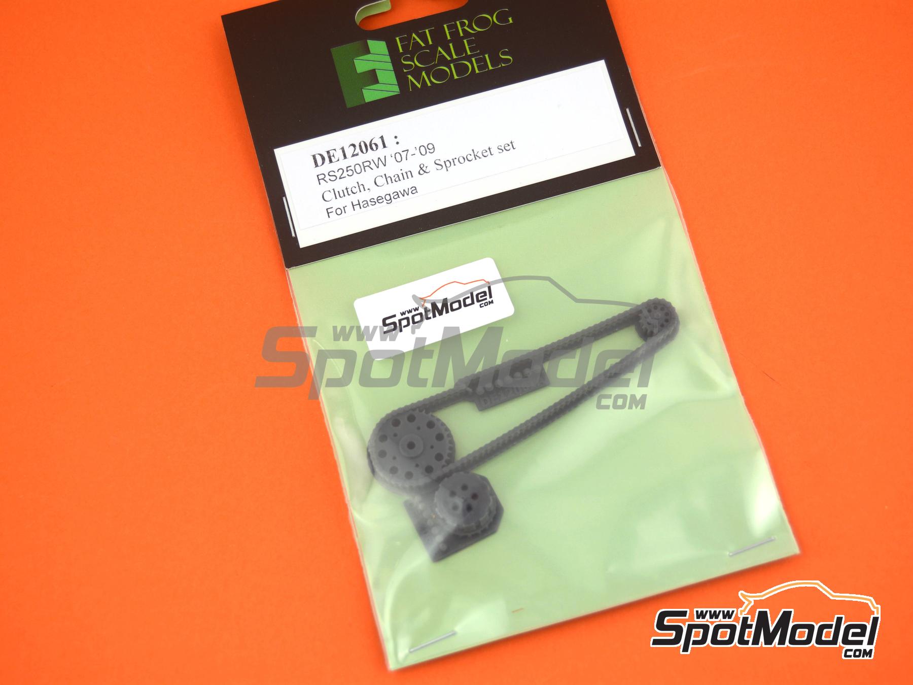 Rf204s Chain Fat Frog Models DE12061: Chain set 1/12 scale - Honda RS250RW 2007-2009 ...