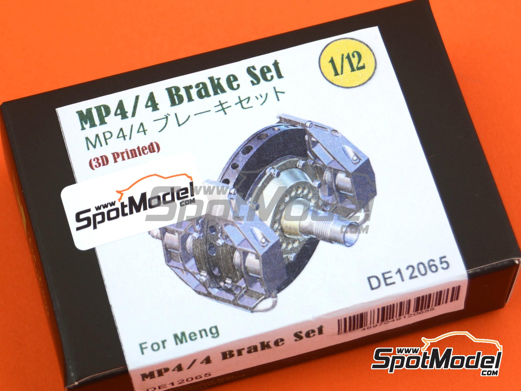 Image 8: Brake set for McLaren Honda MP4/4 (Meng) -  1988 | Brakes in 1/12 scale manufactured by Fat Frog Models (ref.&nbsp;DE12065, also 4897049120655)