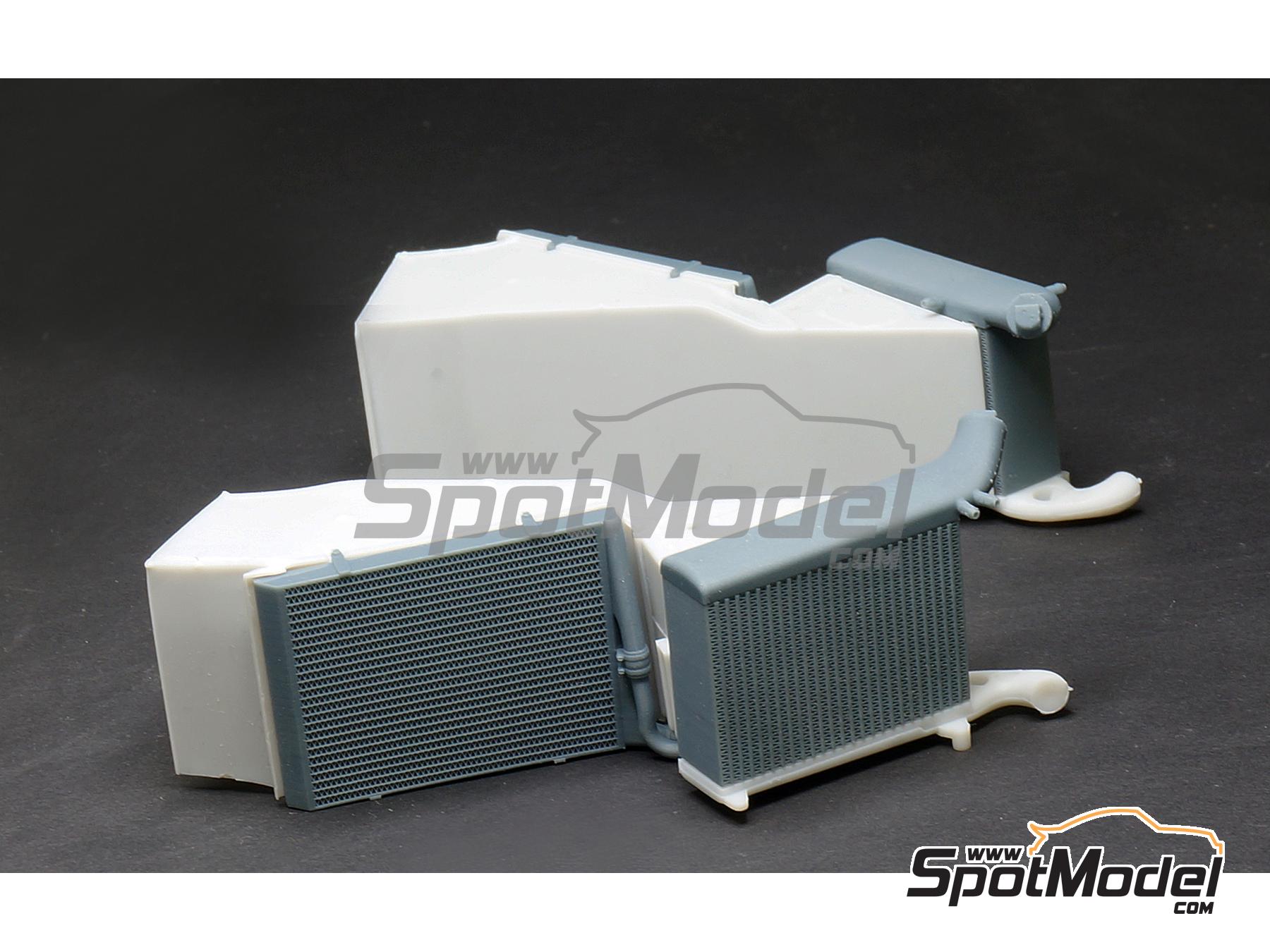 Image 3: Radiator set for McLaren Honda MP4/4 (Beemax) -  1988 | Detail in 1/12 scale manufactured by Fat Frog Models (ref.&nbsp;DE12096, also 4897049120969)