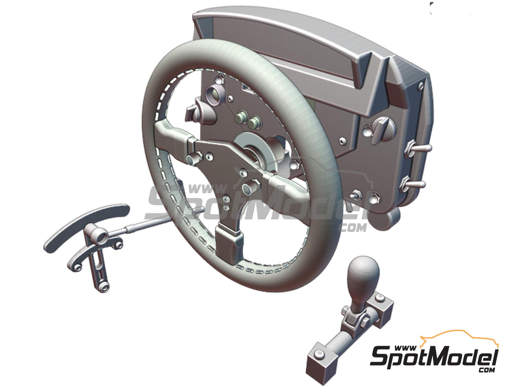 Image 2: McLaren Honda MP4/4 (Beemax) -  1988 | Cockpit set in 1/12 scale manufactured by Fat Frog Models (ref.&nbsp;DE12099, also 4897049120990)