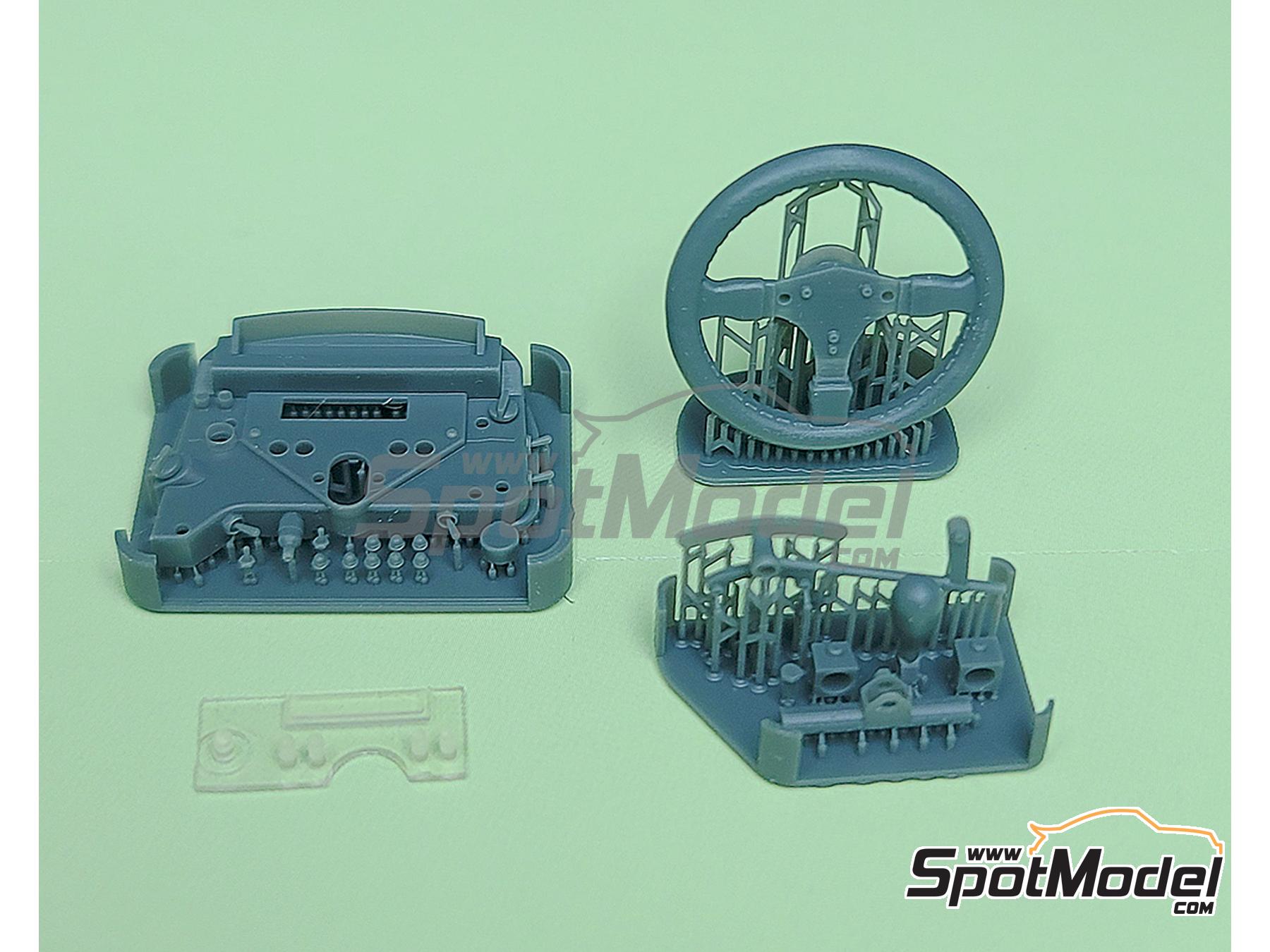 Image 4: McLaren Honda MP4/4 (Beemax) -  1988 | Cockpit set in 1/12 scale manufactured by Fat Frog Models (ref.&nbsp;DE12099, also 4897049120990)
