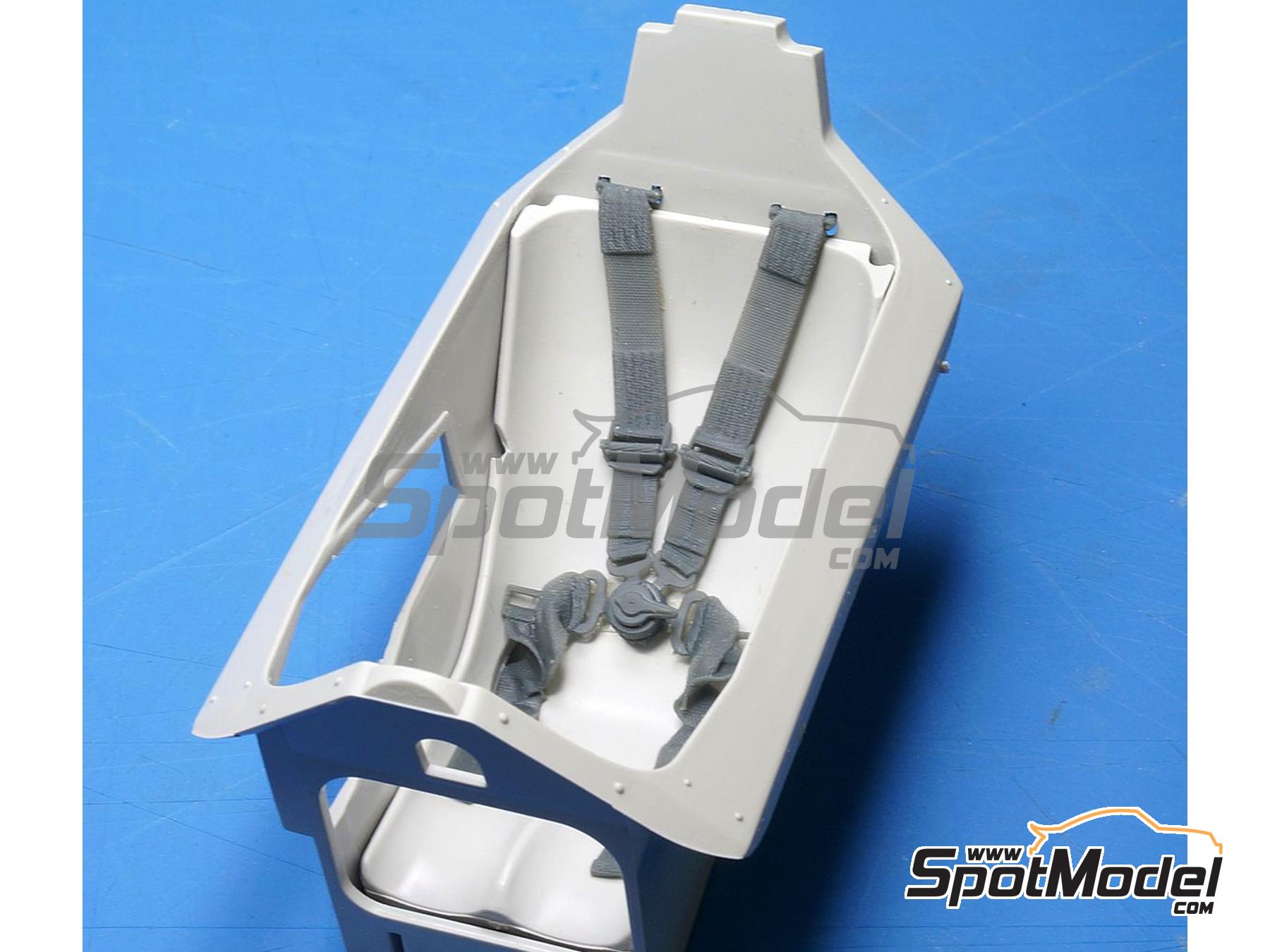 Image 2: McLaren Honda MP4/4 (Beemax) -  1988 | Cinturones en escala&nbsp;1/12 fabricado por Fat Frog Models (ref.&nbsp;DE12103, tambien 4897049121034)