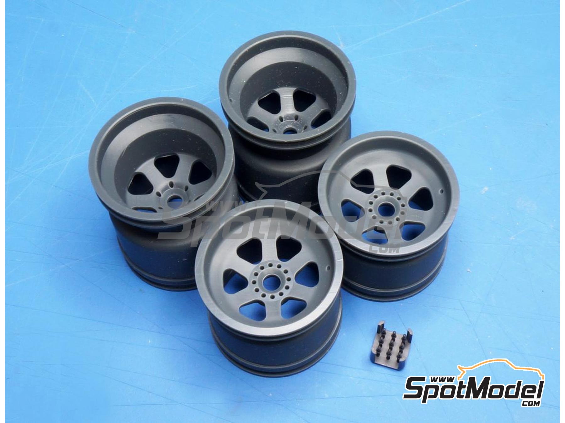 Image 2: McLaren Honda MP4/4 (Beemax) -  1988 | Rims in 1/12 scale manufactured by Fat Frog Models (ref.&nbsp;DE12105, also 4897049121058)