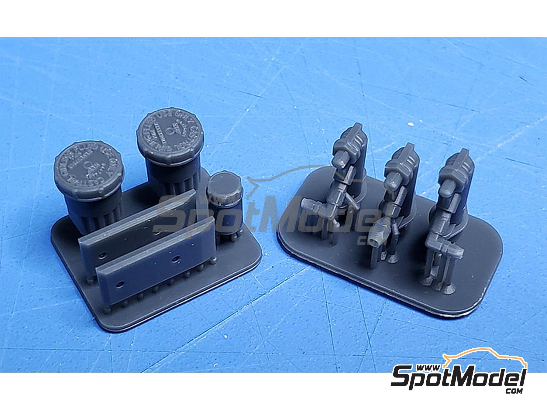 Image 3: Master Cylinders and Brake Fuild Bottles for McLaren Honda MP4/4 (Beemax) -  1988 | Detail in 1/12 scale manufactured by Fat Frog Models (ref.&nbsp;DE12108)