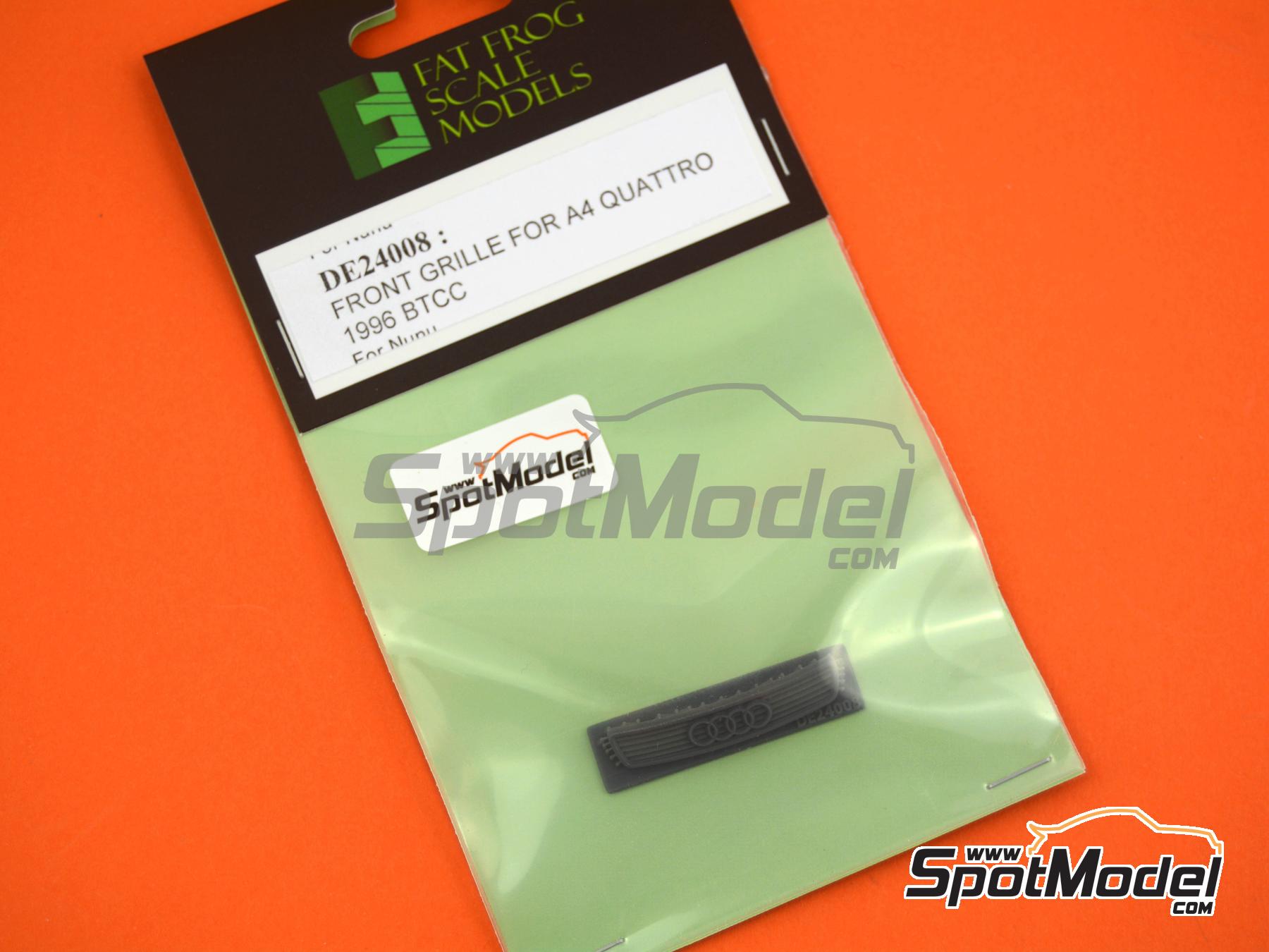 Image 4: Front grille for Audi A4 Quattro BTCC -  1996 | Detail in 1/24 scale manufactured by Fat Frog Models (ref.&nbsp;DE24008, also 4897049242081)