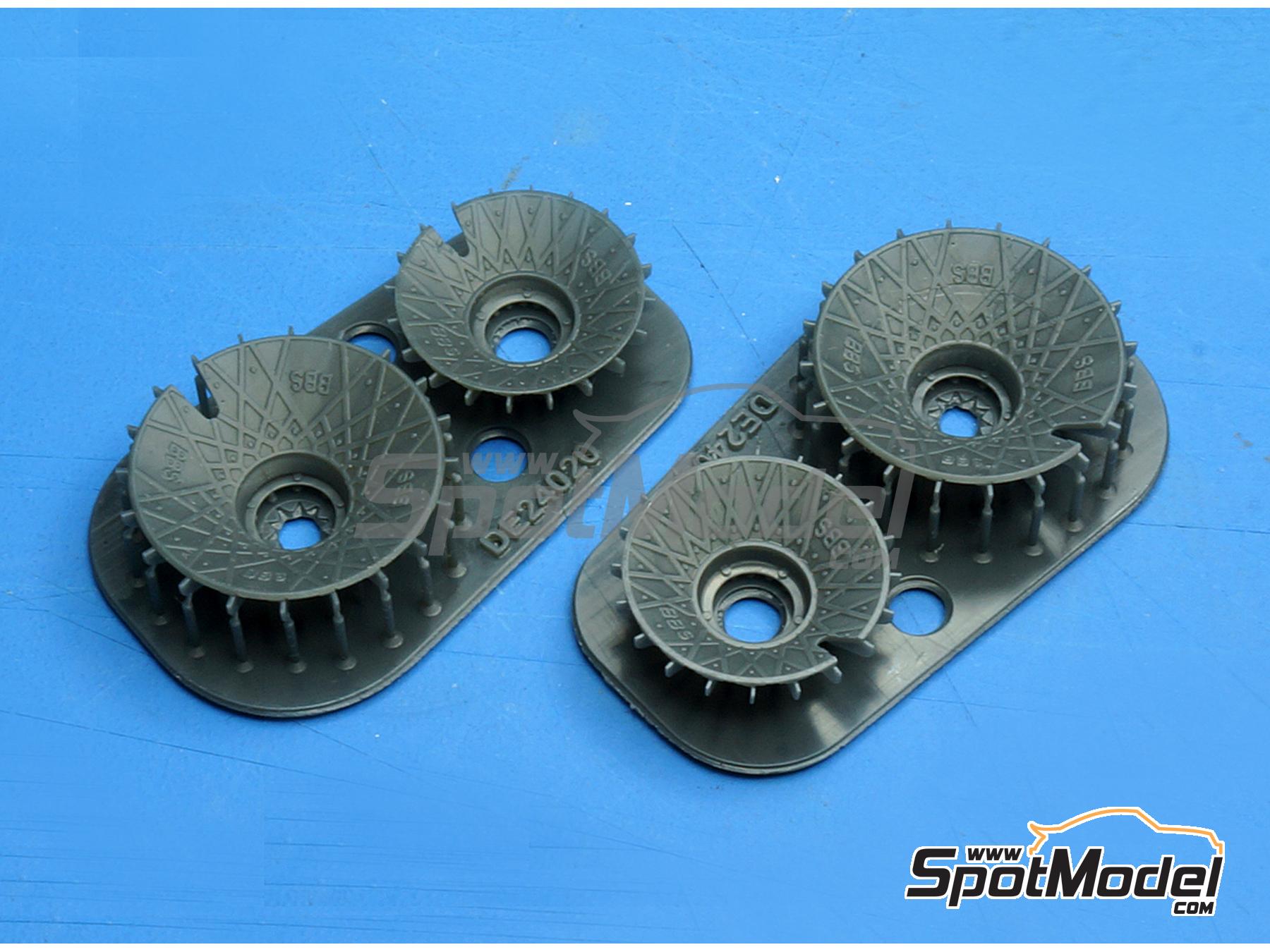 Image 2: BBS Aero Cover BMW 320 E21 Group 5 1980 & Porsche 935 1979 LM | Detail in 1/24 scale manufactured by Fat Frog Models (ref.&nbsp;DE24020)