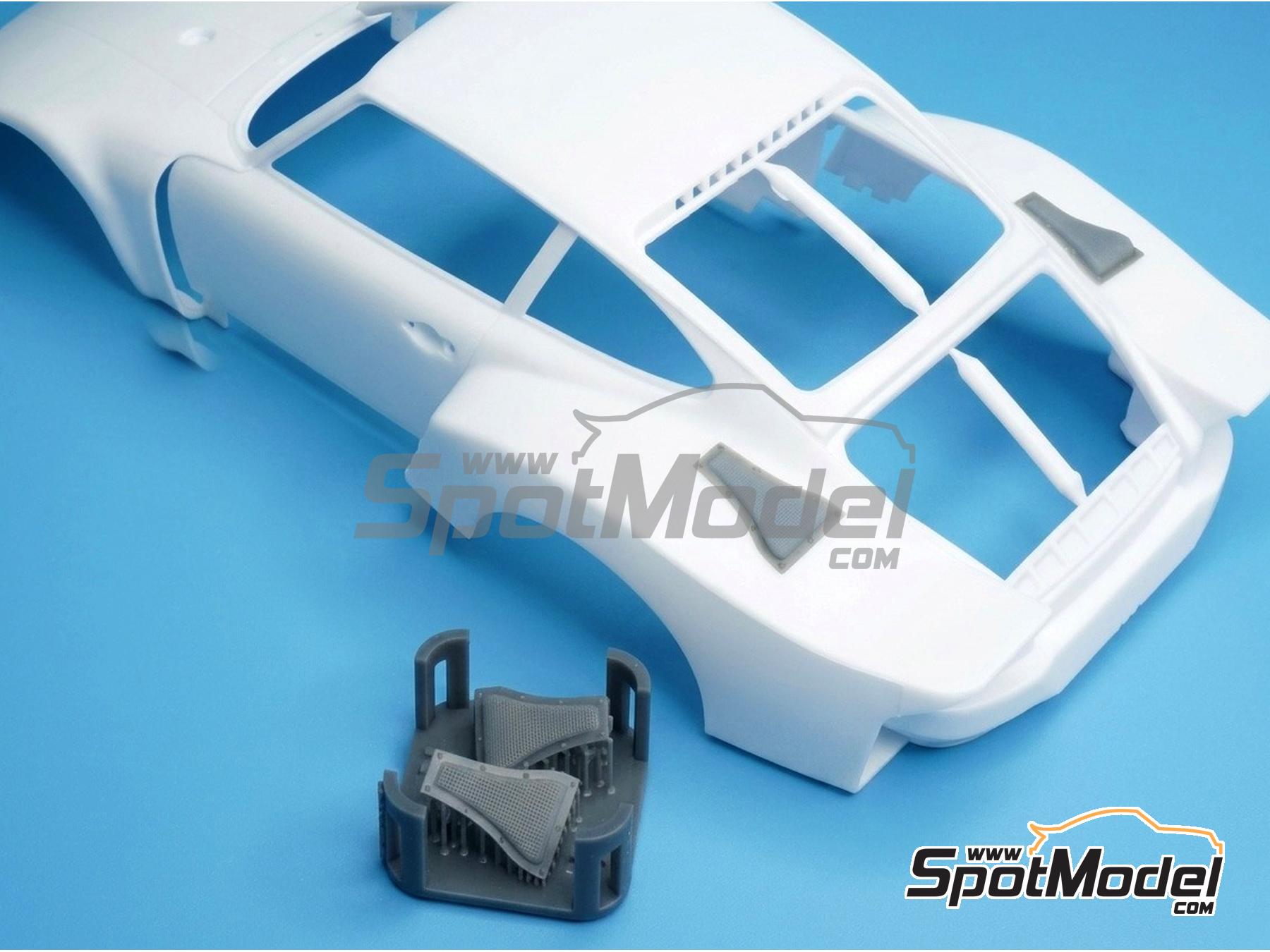 Image 1: Porsche 935 Rejilla de admisi&oacute;n intercooler | Detalle en escala&nbsp;1/24 fabricado por Fat Frog Models (ref.&nbsp;DE24026)