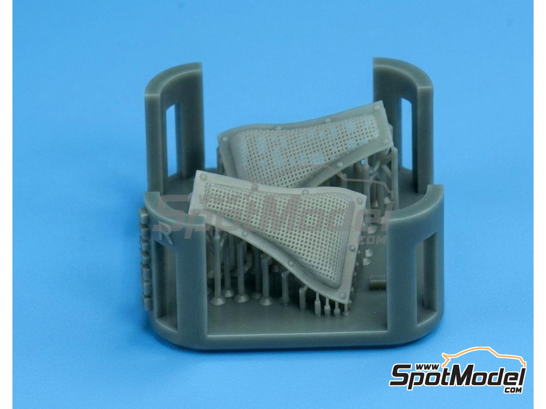 Image 3: Porsche 935 Rejilla de admisi&oacute;n intercooler | Detalle en escala&nbsp;1/24 fabricado por Fat Frog Models (ref.&nbsp;DE24026)