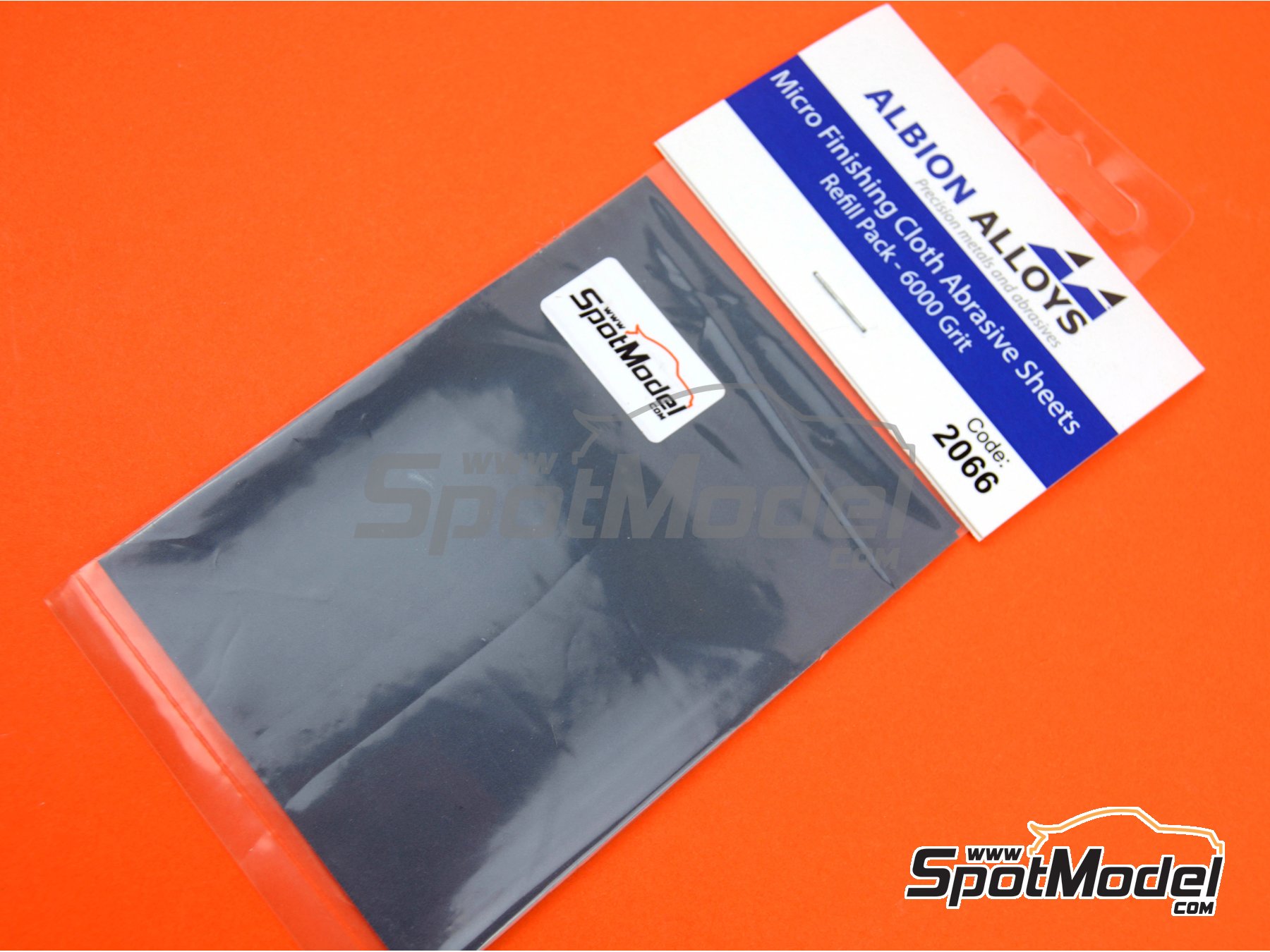 Image 1: Micro Finishing Cloth Abrasive Sheets Refill - 6000 Grit | Sandpaper manufactured by Flex i File (ref.&nbsp;FLEXI-2066, also 5060102453666 and 2066)