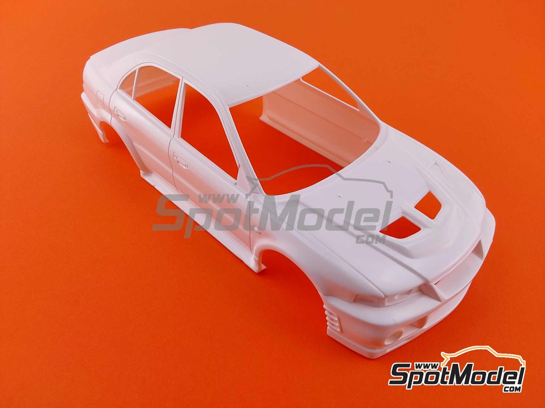 Image 13: Mitsubishi Lancer Evolution VI GSR | Car scale model kit in 1/24 scale manufactured by Fujimi (ref. FJ039237, also 4968728039237, 039237, ID-102 and 03923)