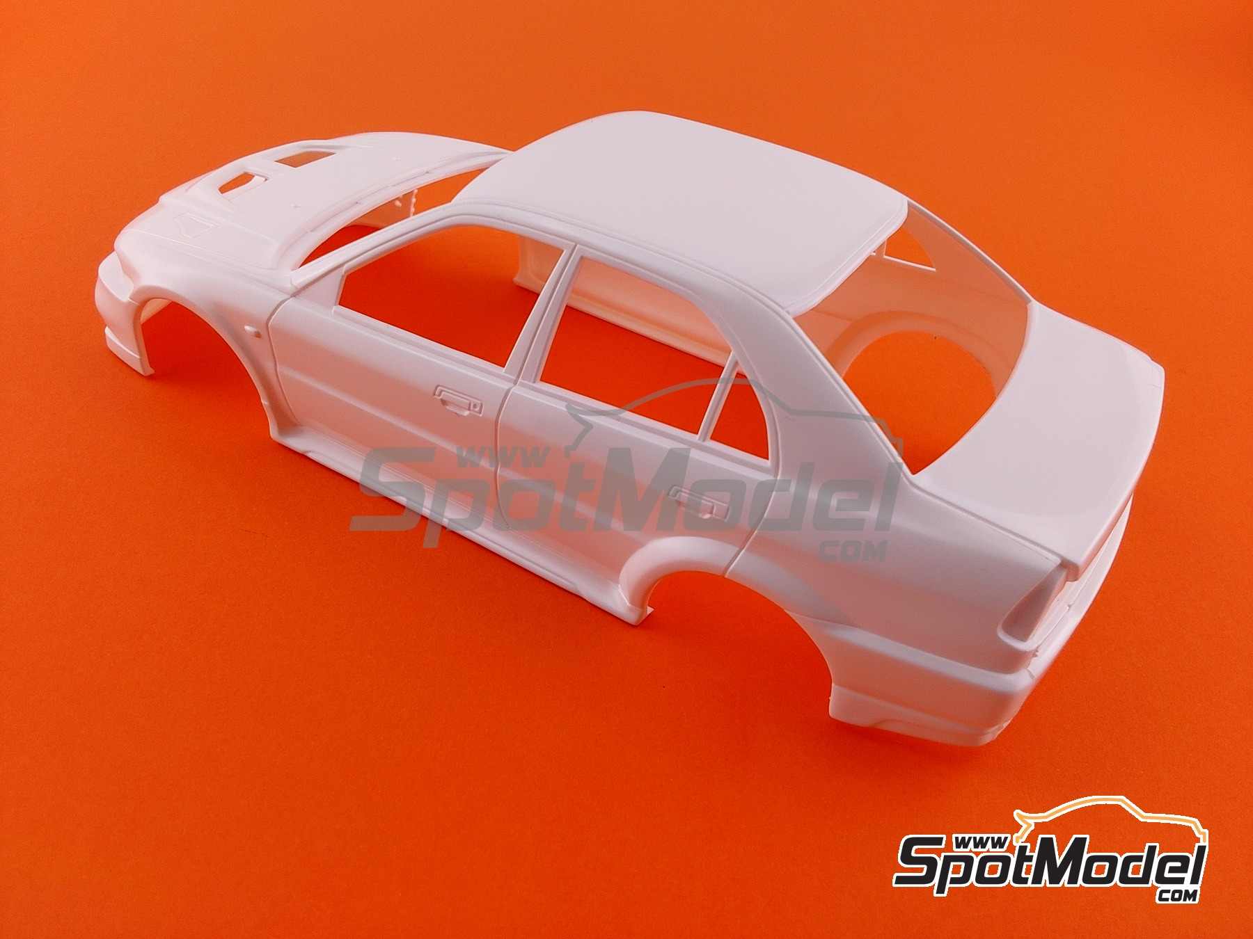 Image 14: Mitsubishi Lancer Evolution VI GSR | Car scale model kit in 1/24 scale manufactured by Fujimi (ref. FJ039237, also 4968728039237, 039237, ID-102 and 03923)