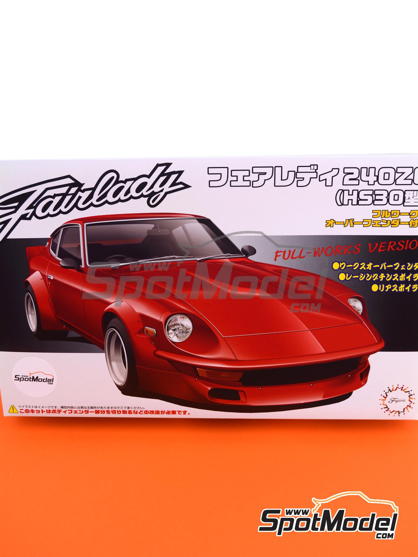 Nissan Fairlady 240ZG Full Works Racing | Car scale model kit in 1/24 scale manufactured by Fujimi (ref. FJ04674, also 4968728046747, 04674 and ID-143) image