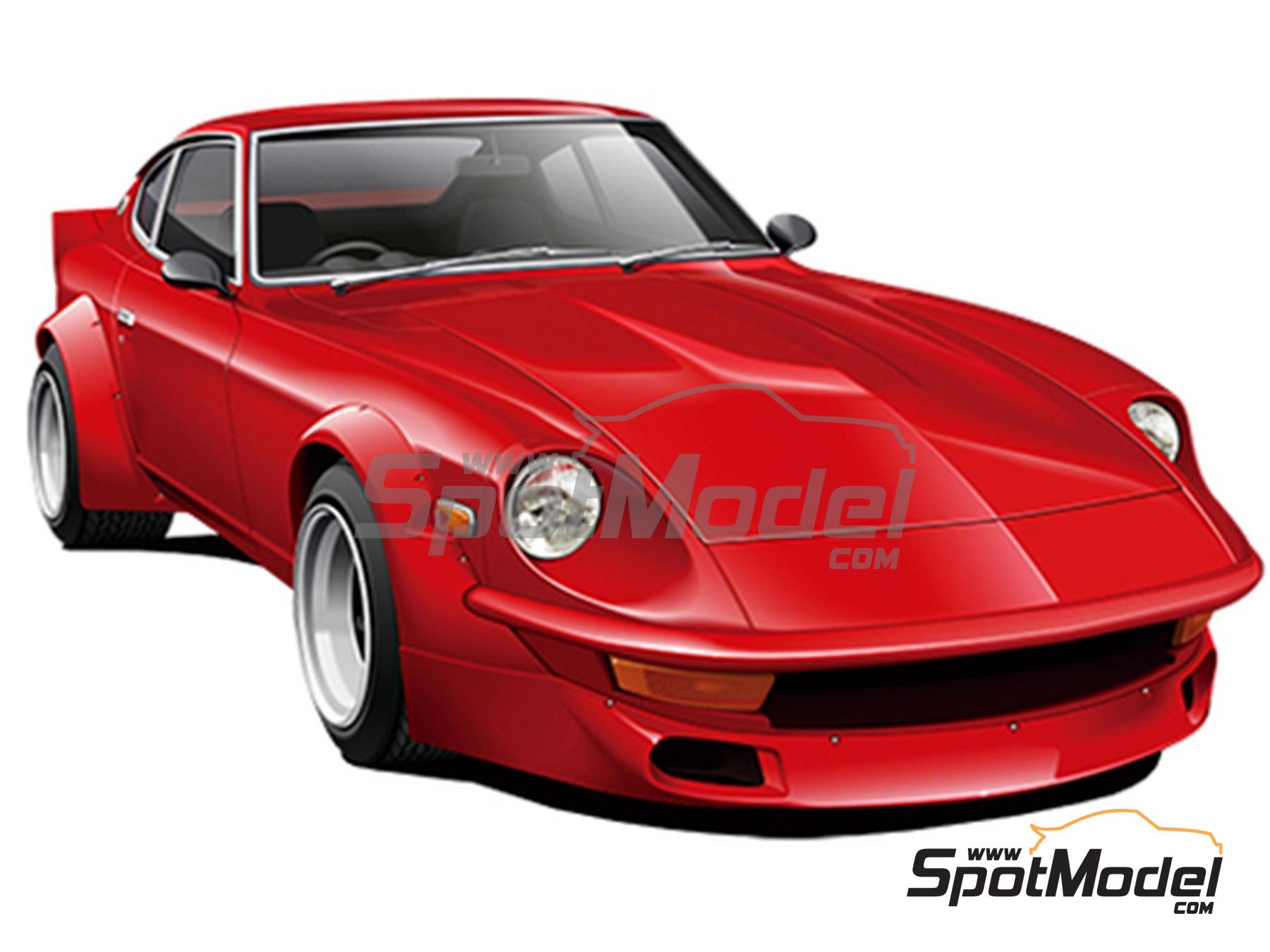 Image 2: Nissan Fairlady 240ZG Full Works Racing | Car scale model kit in 1/24 scale manufactured by Fujimi (ref. FJ04674, also 4968728046747, 04674 and ID-143)