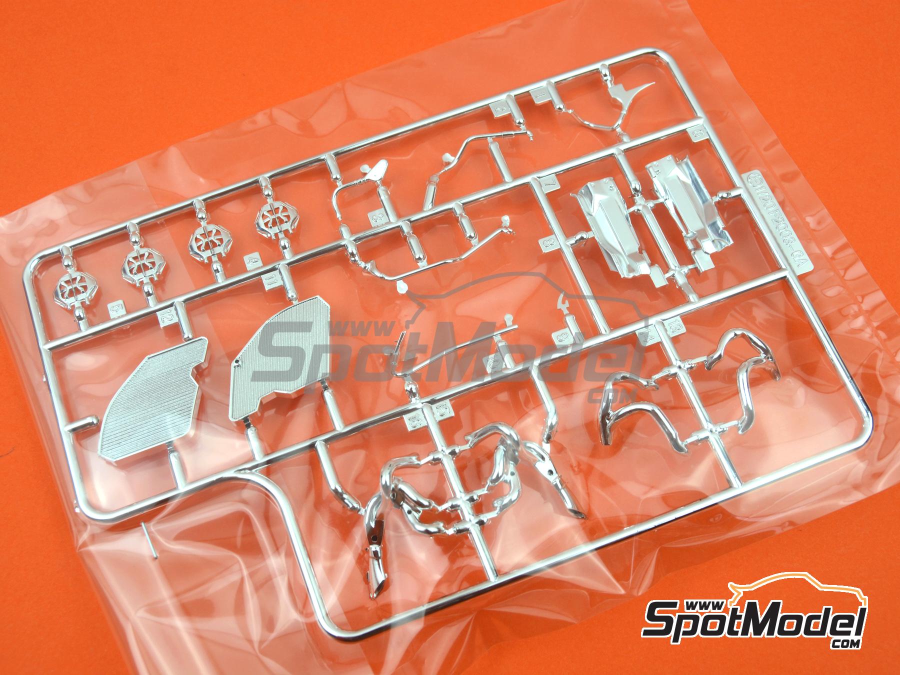 Image 5: Ferrari F2003-GA Scuderia Ferrari Team sponsored by Shell Vodafone - Spanish Formula 1 Grand Prix, Italian Formula 1 Grand Prix, Japanese Formula 1 Grand Prix, Monaco Formula 1 Grand Prix 2003 | Car scale model kit in 1/20 scale manufactured by Fujimi (ref.&nbsp;FJ092096, also 4968728092096 and 092096)