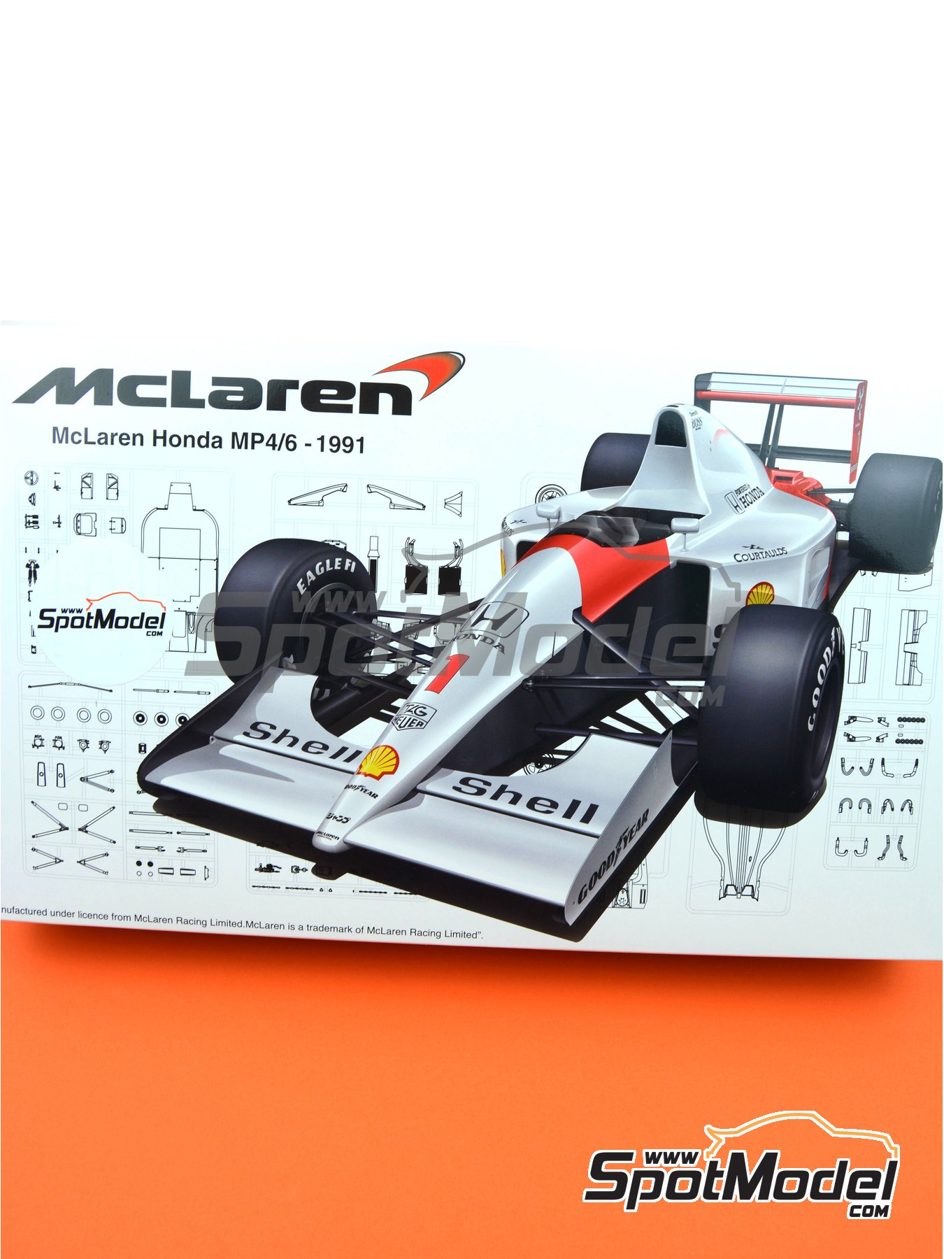 Tamiya Fujimi Model 1/20 Grand Prix Series No.25 McLaren Honda MP4/6-1991 
