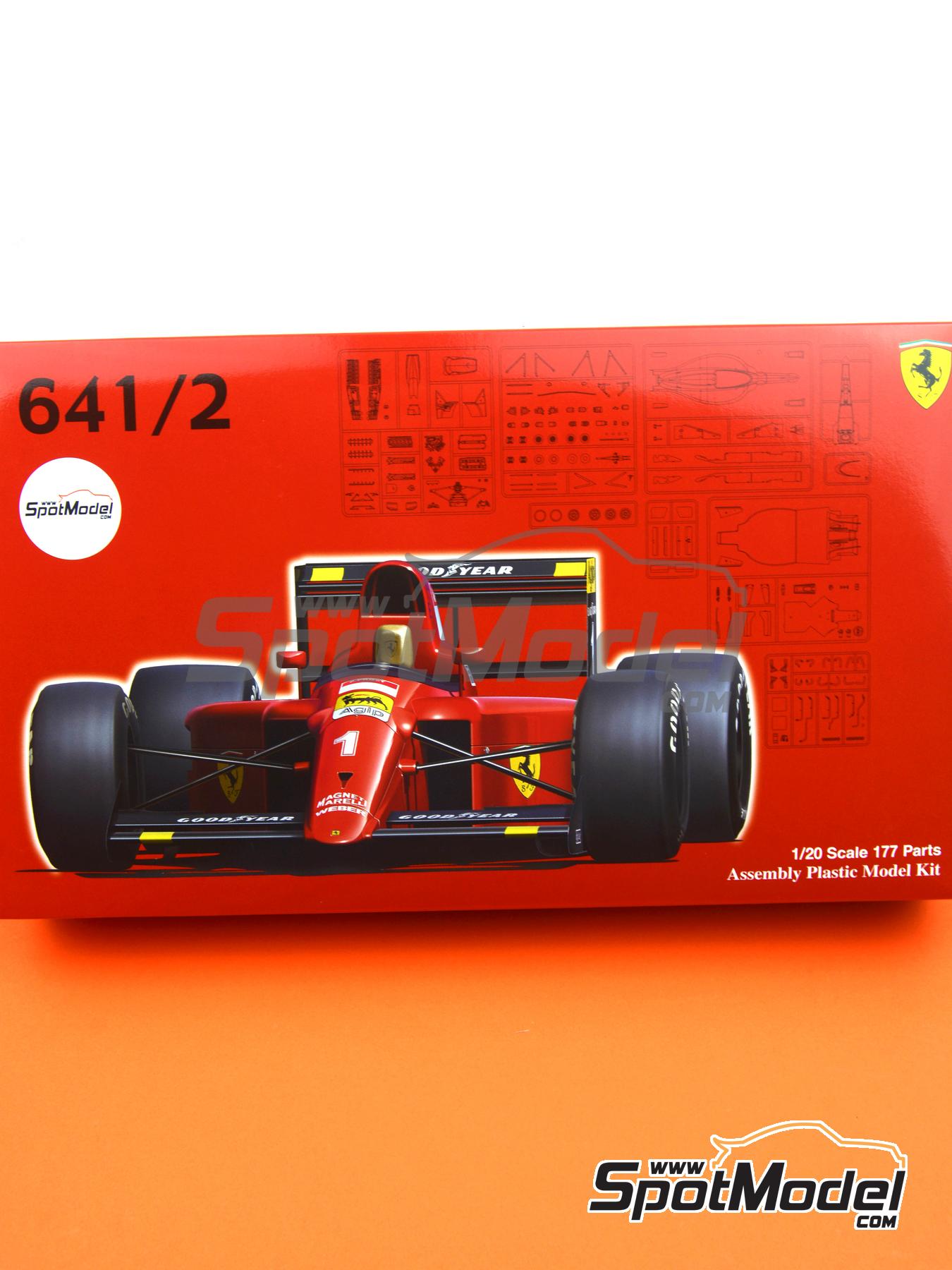 Plastic Model Fujimi Grand Prix 1/20 Ferrari 641/2 Mexico GP/France GP 