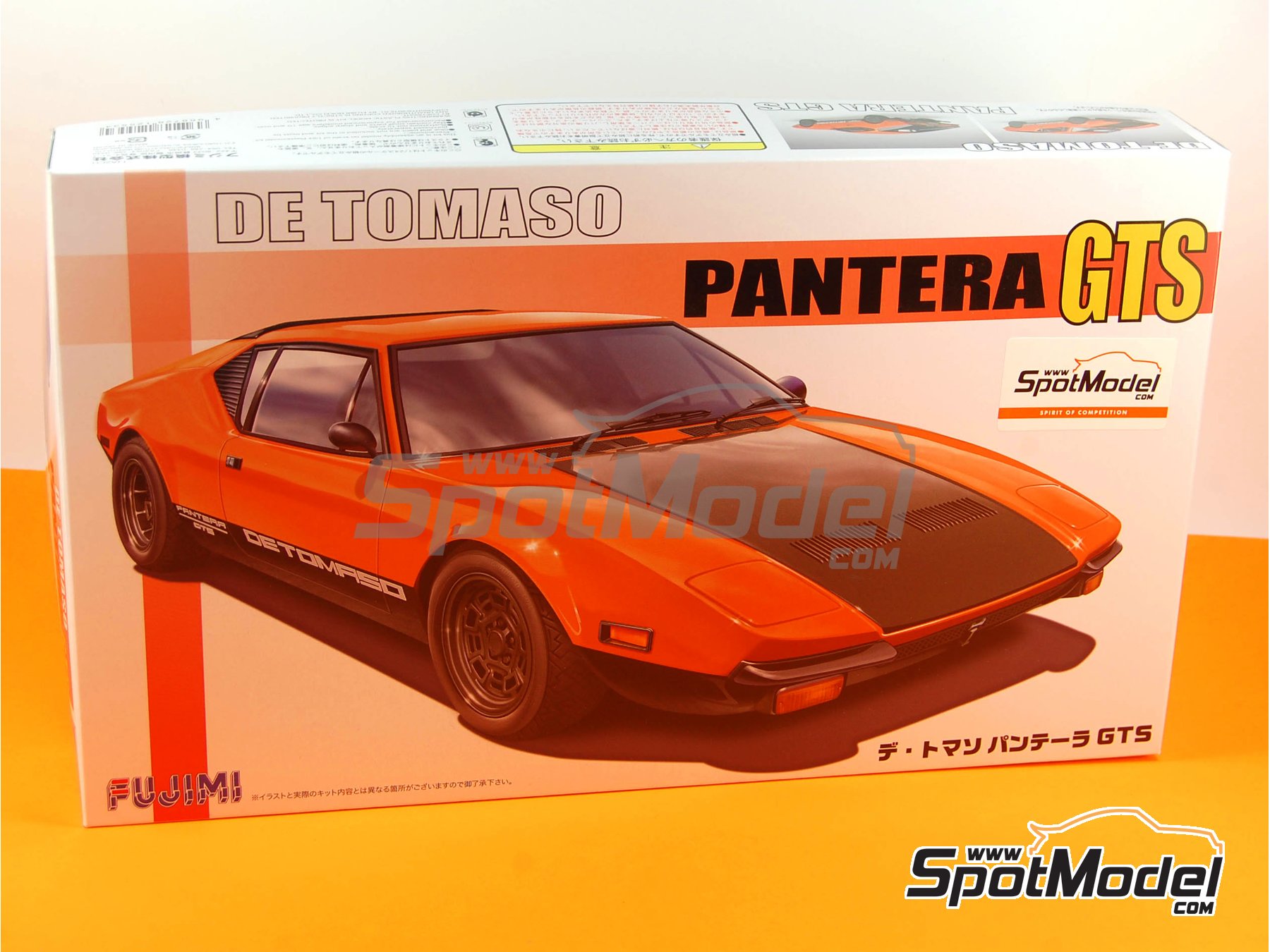 De Tomaso Pantera GTS プラスチックモデルキット未開上級者用 De Tomaso Pantera GTS プラスチックモデルキット未開上級者用