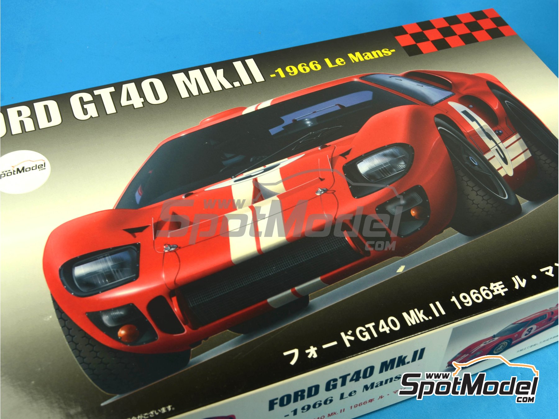 Fujimi Real Sports Car 1/24 Ford Gt40 Mk.ii 1966 Le Mans Plastic Model for sale online 