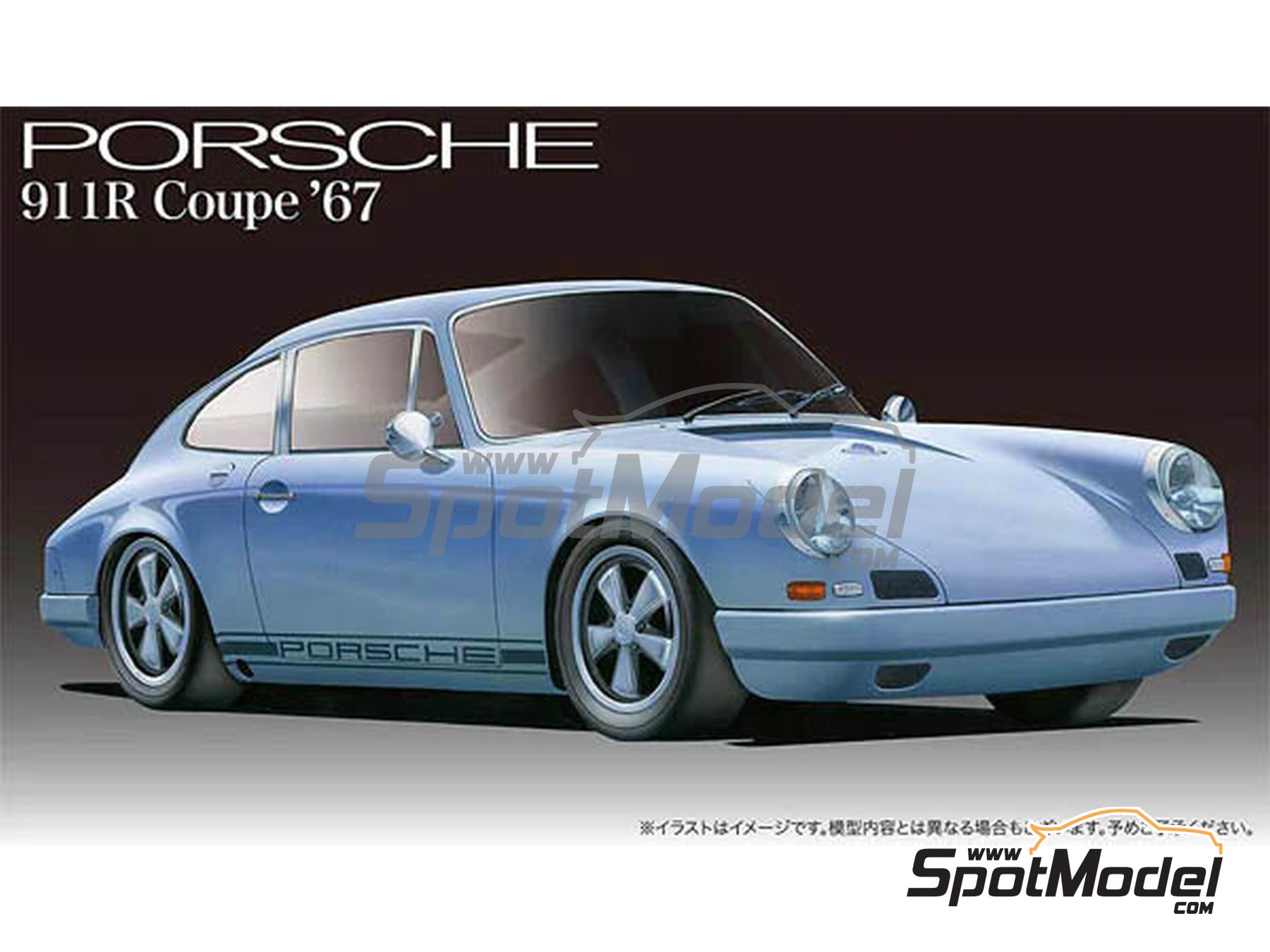 1:24 Scale Fujimi Porsche 911R Coupe'67 Model Kit #