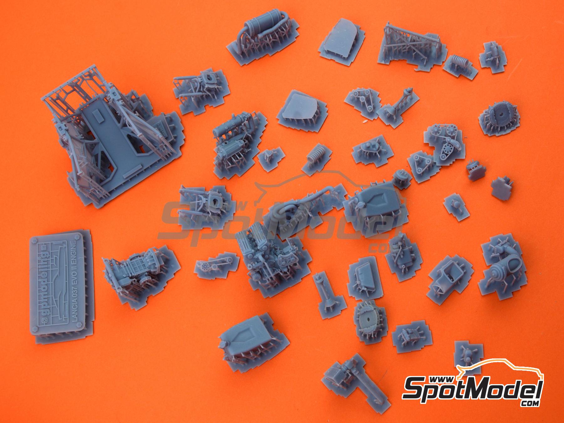 Image 31: Lancia Rally 037 Evo II | Motor en escala&nbsp;1/24 fabricado por GPmodeling (ref.&nbsp;037EVO2)