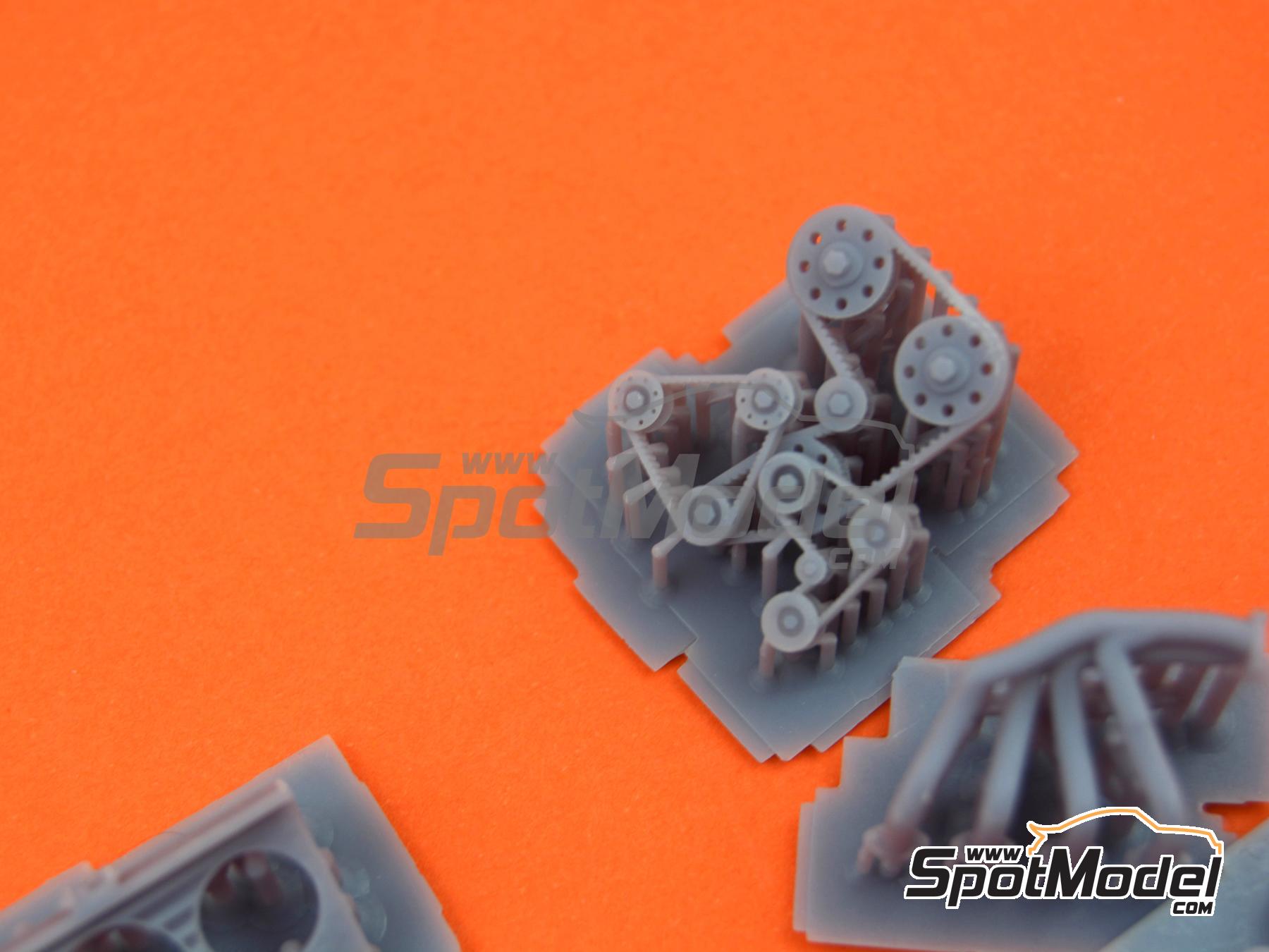 Image 3: Fiat 131 Abarth Group 4 | Engine in 1/24 scale manufactured by GPmodeling (ref.&nbsp;131ITA124)