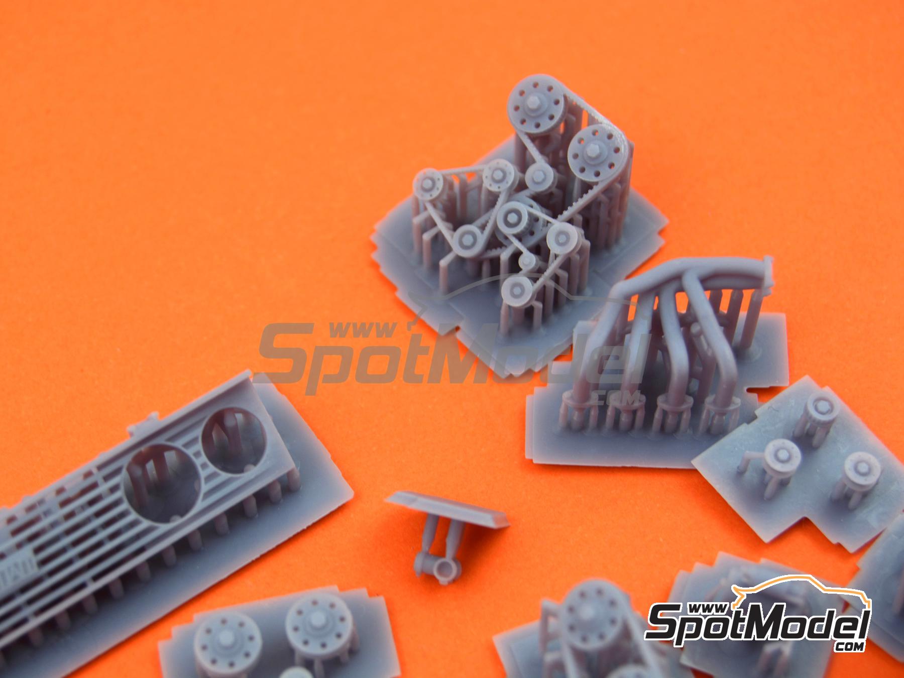 Image 6: Fiat 131 Abarth Group 4 | Engine in 1/24 scale manufactured by GPmodeling (ref.&nbsp;131ITA124)